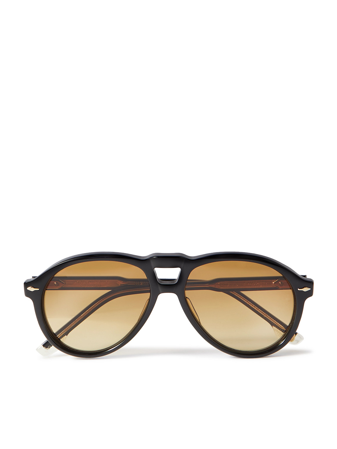 Jacques Marie Mage Valkyrie Aviator-style Acetate Sunglasses In Black