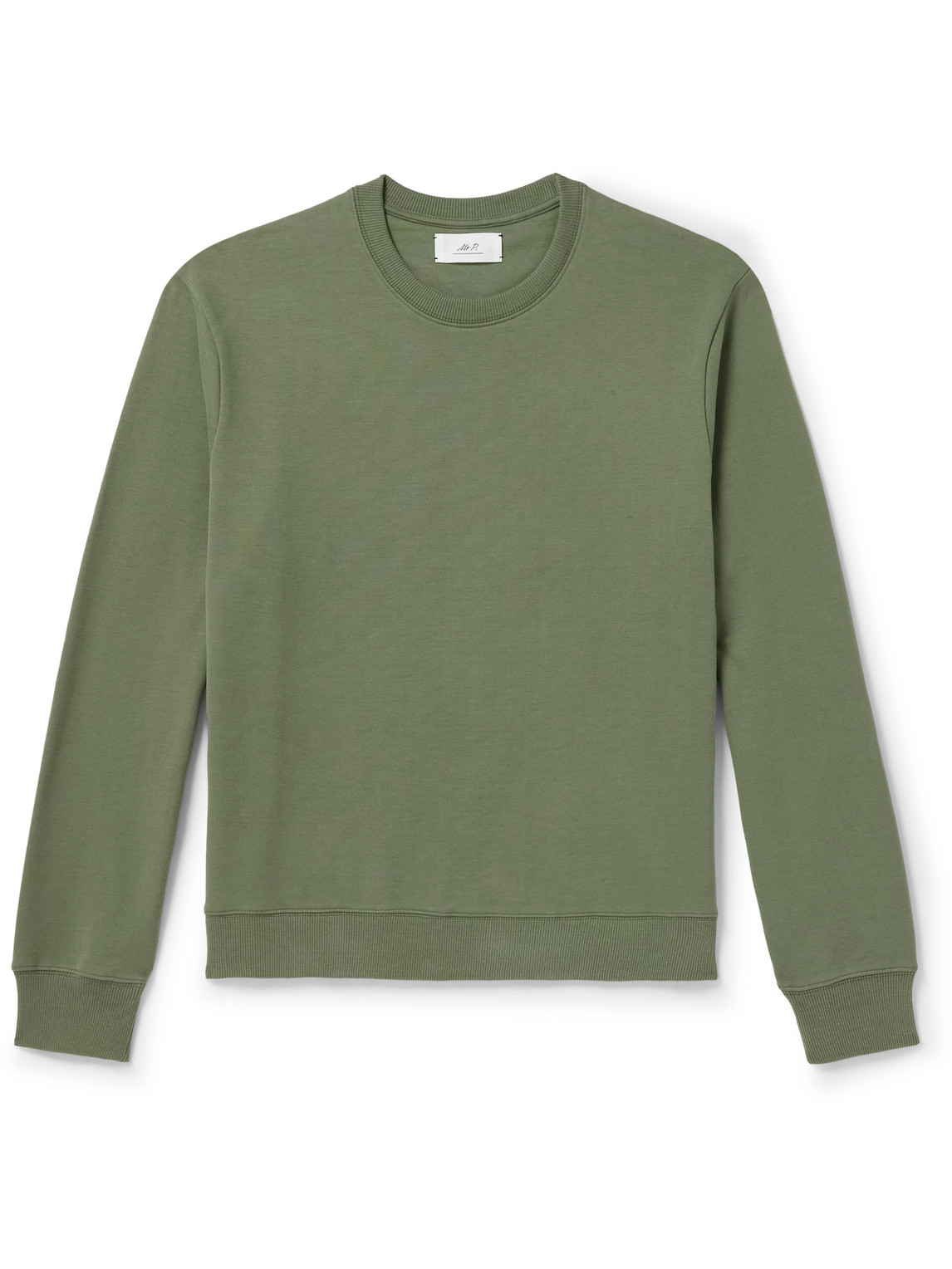 Cotton-Blend Jersey Sweatshirt