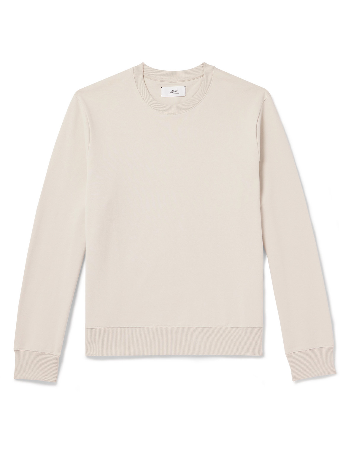 Cotton-Blend Jersey Sweatshirt