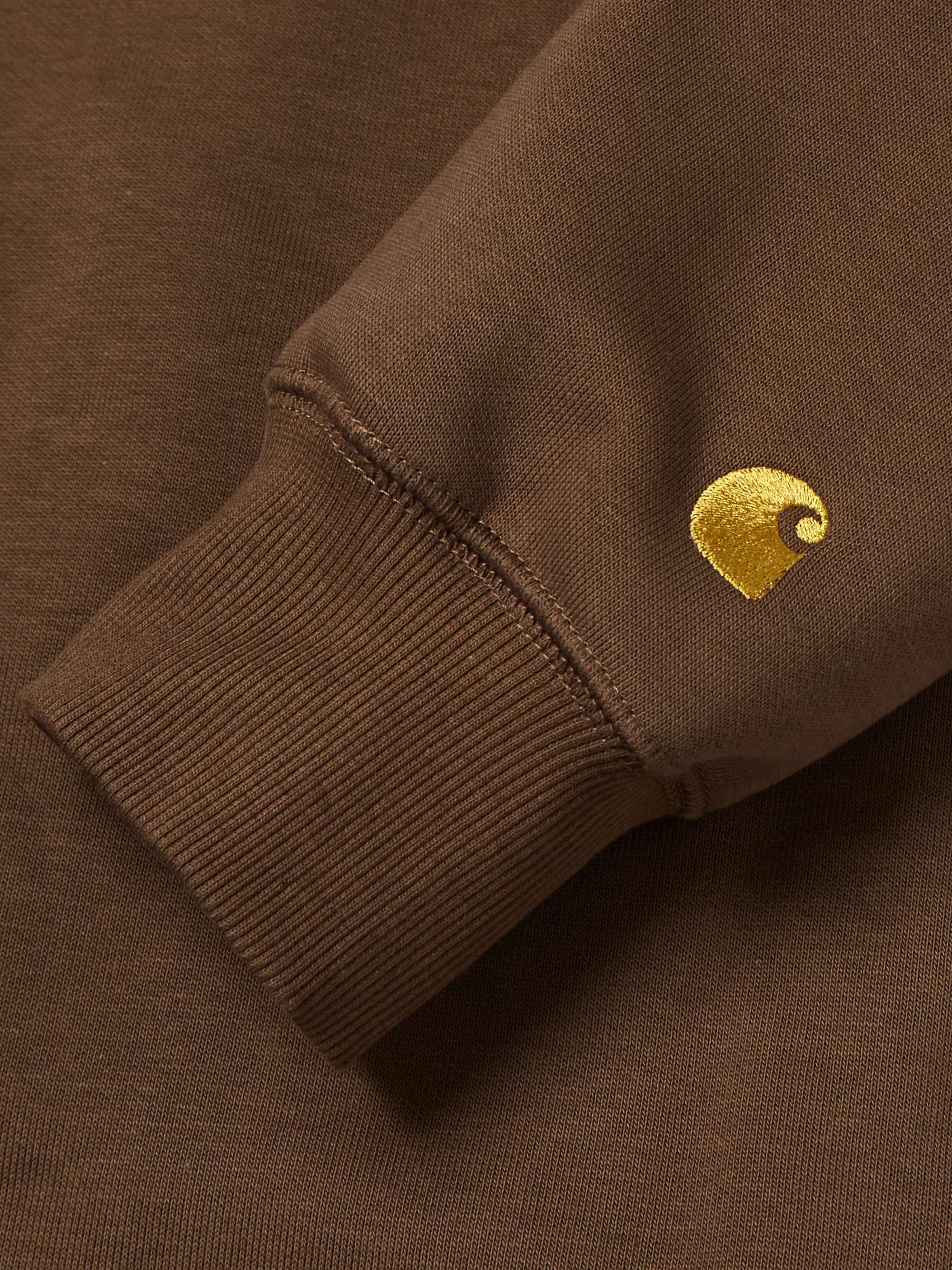 CARHARTT WIP Chase Logo-Embroidered Cotton-Blend Jersey Sweatshirt