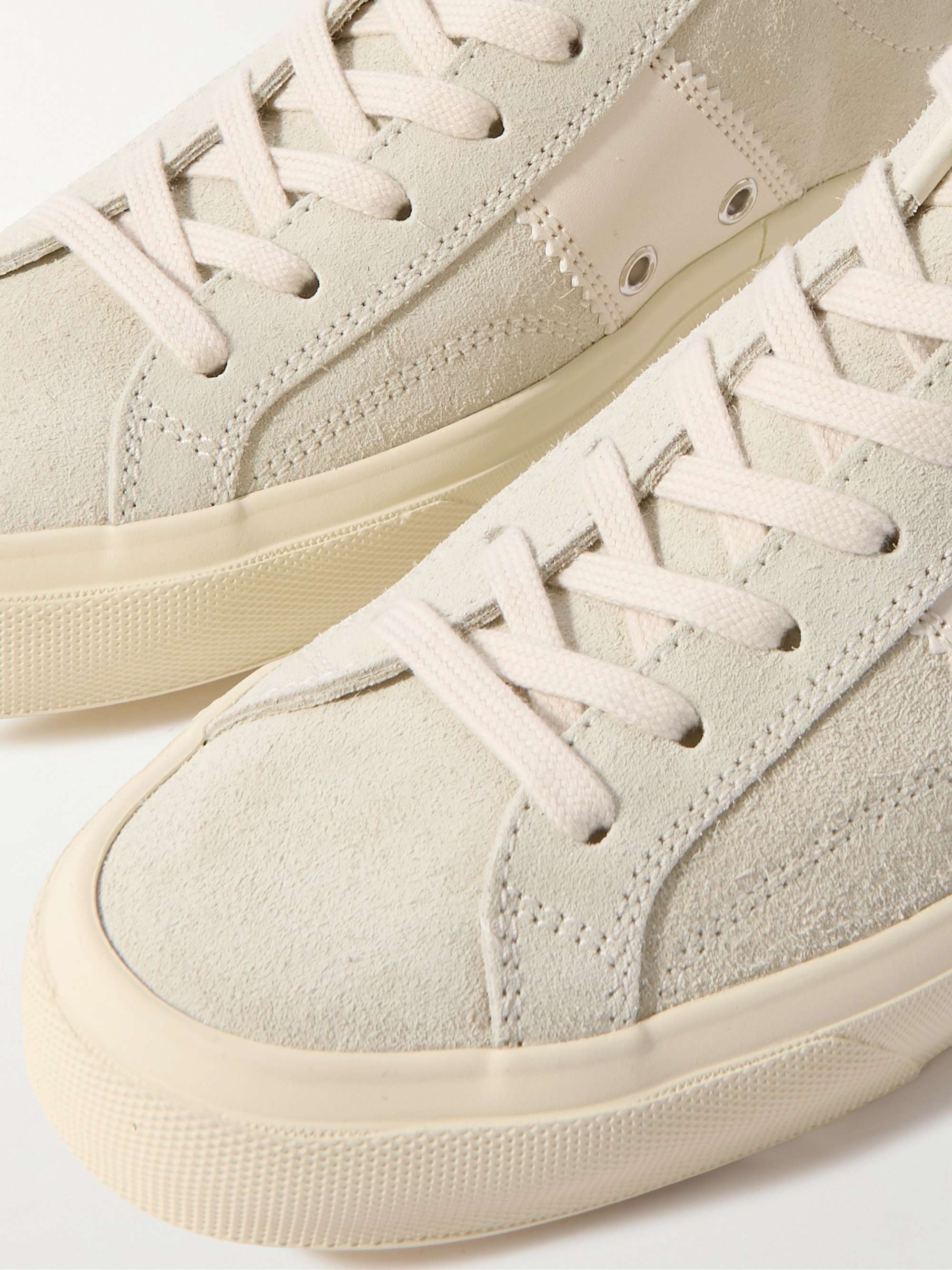 Cambridge Leather Trimmed Suede Sneakers