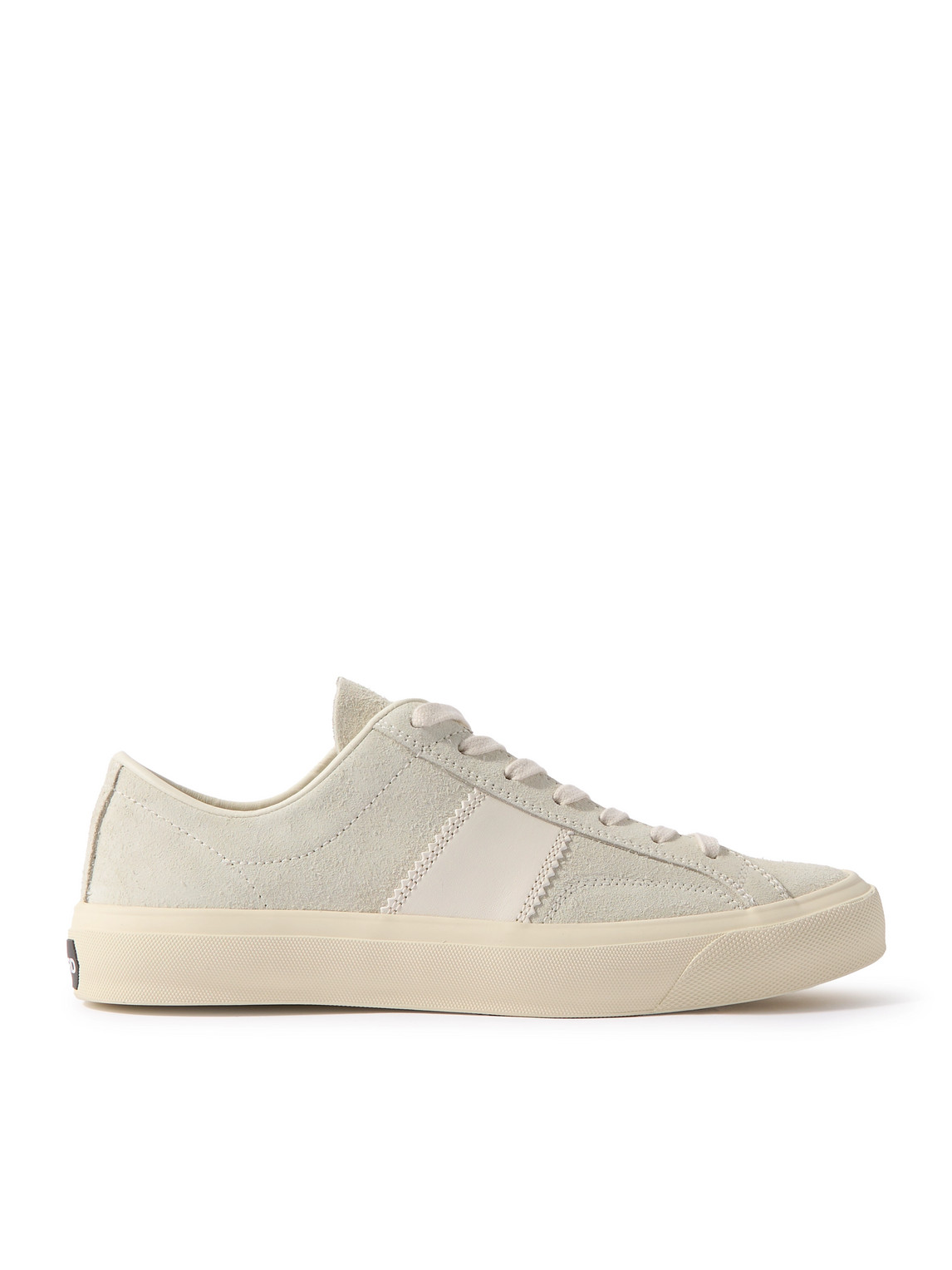 Cambridge Leather-Trimmed Suede Sneakers