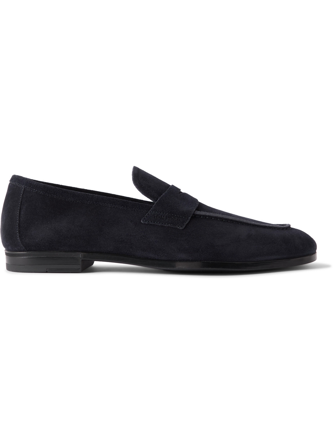 Tom Ford Men's Sean Suede Penny Loafers In Blue
