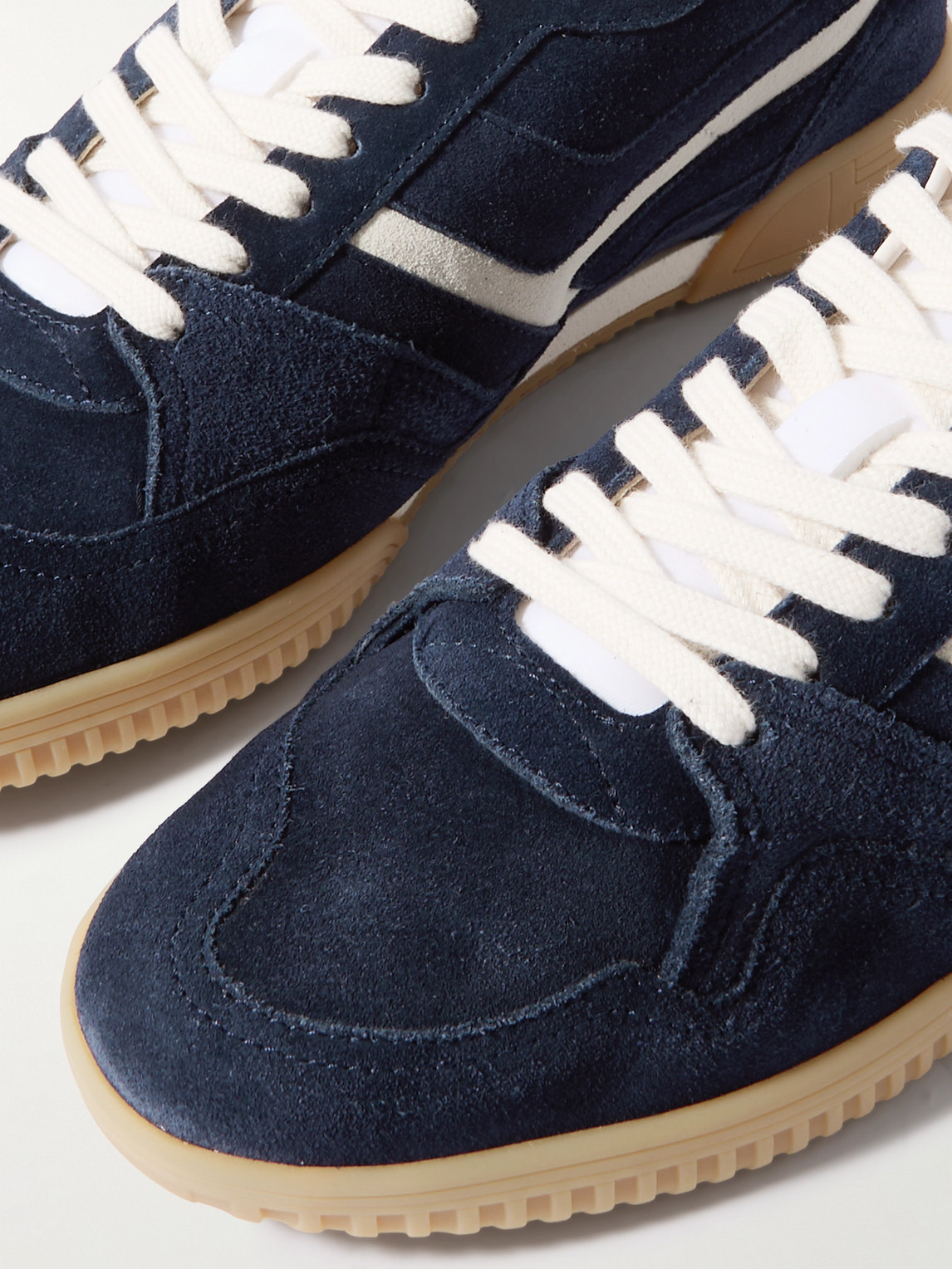 Shop Tom Ford Jackson Suede Sneakers In Blue