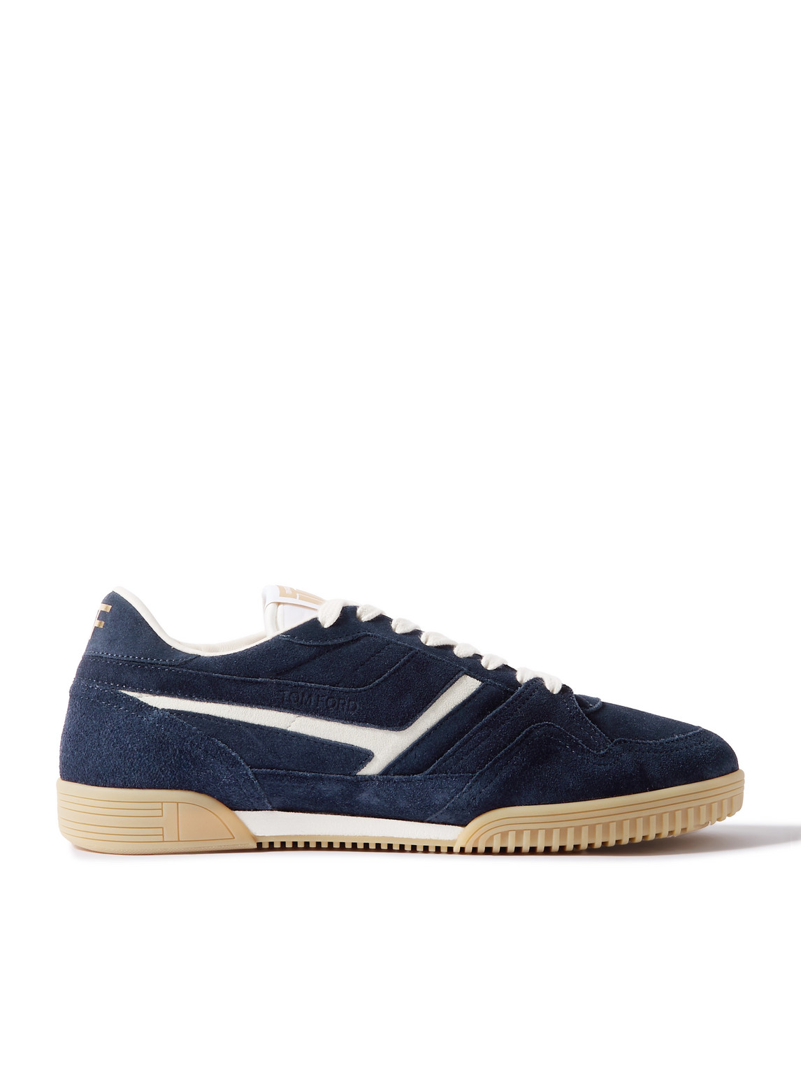 Shop Tom Ford Jackson Suede Sneakers In Blue