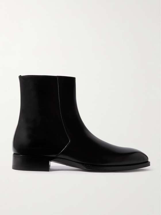 Tomford Elkan Leather Chelsea Boots