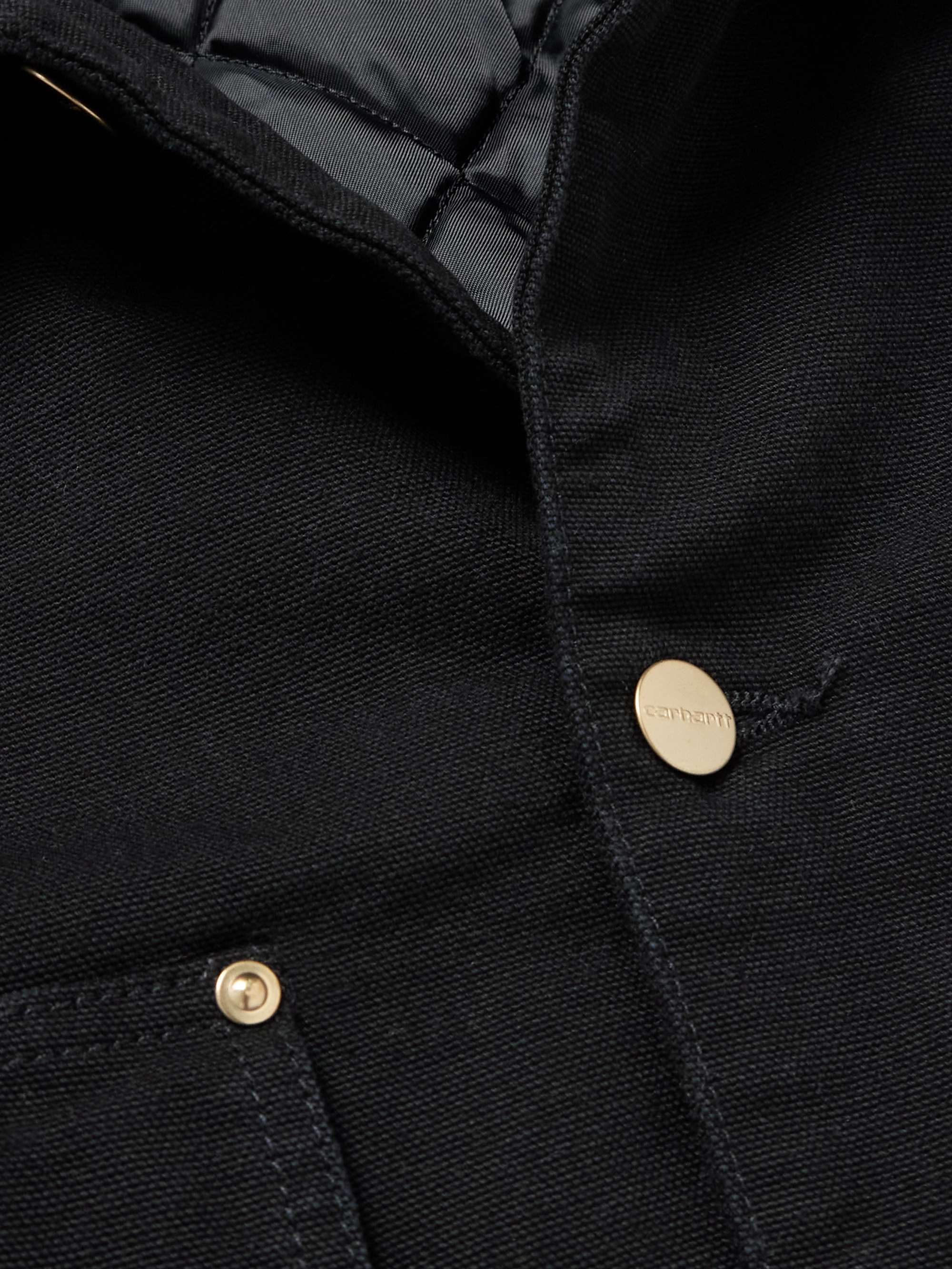 CARHARTT WIP Corduroy-Trimmed Organic Cotton-Canvas Chore Jacket