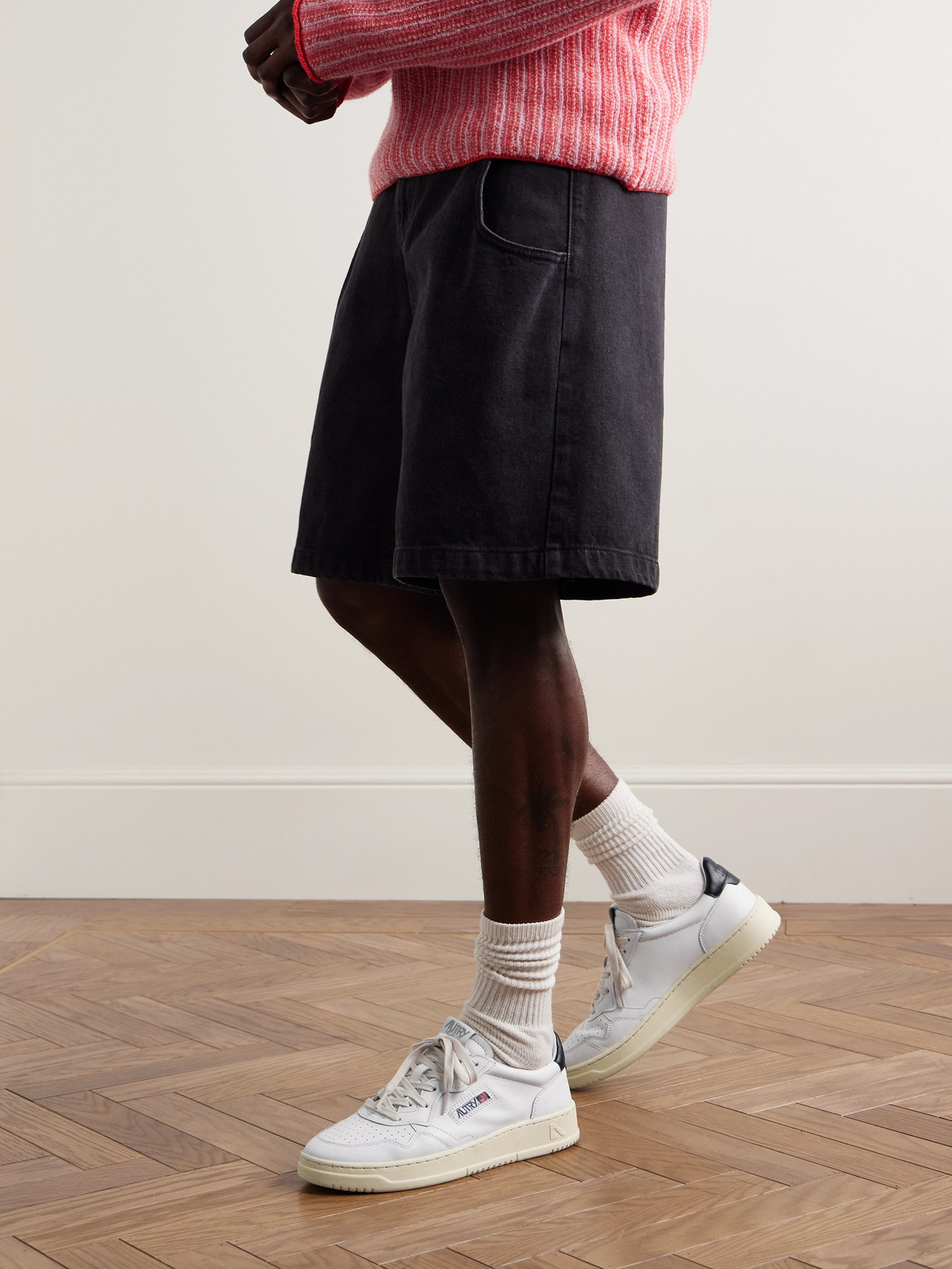 Autry Leather Medalist Low-top Sneakers In White