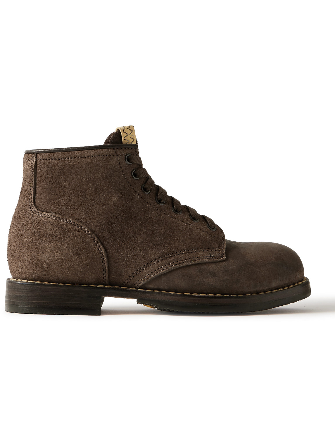 Brigadier Suede and Distressed Nubuck Boots