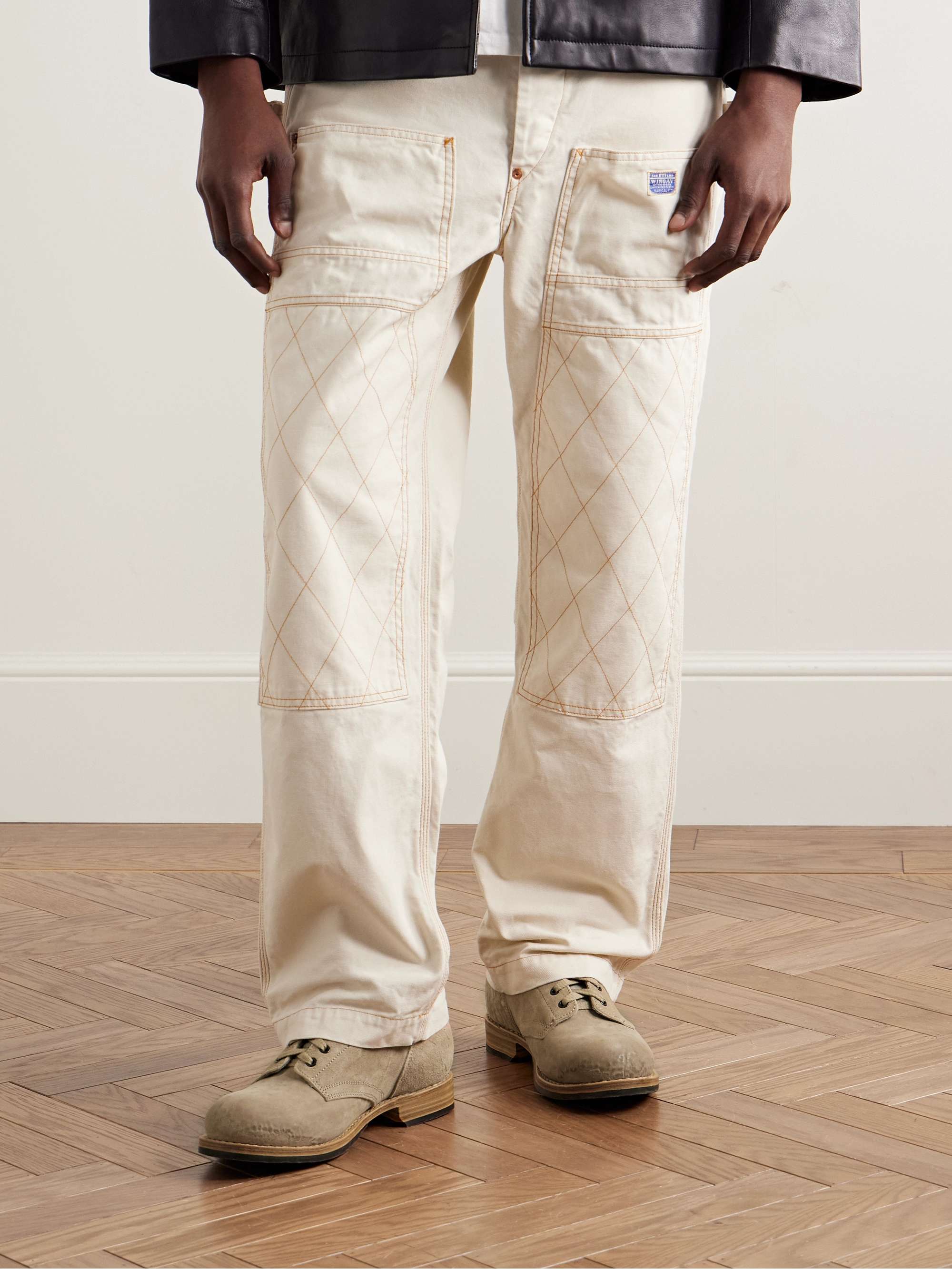 VISVIM Brigadier Suede and Distressed Nubuck Boots for Men