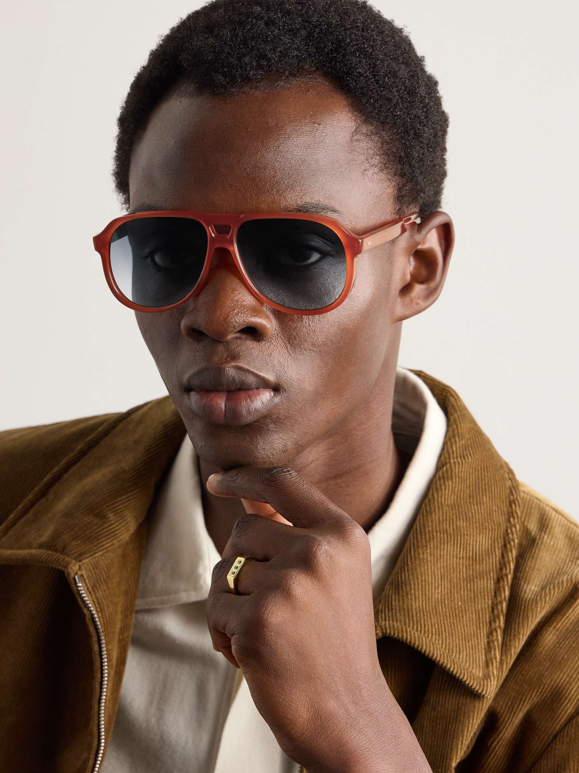 CUTLER AND GROSS 9782 Aviator Style Acetate Sunglasses for Men MR PORTER