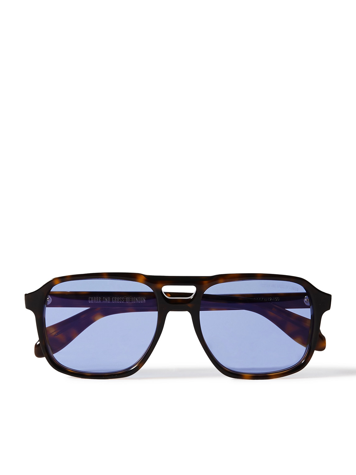 Aviator-Style Tortoiseshell Acetate Sunglasses