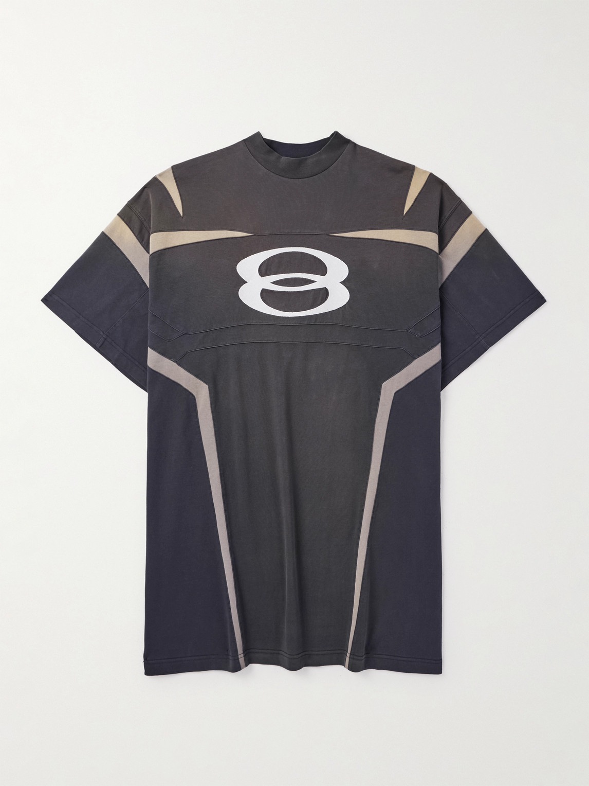 Balenciaga Oversized Logo-Embroidered Cotton-Jersey T-Shirt - Men