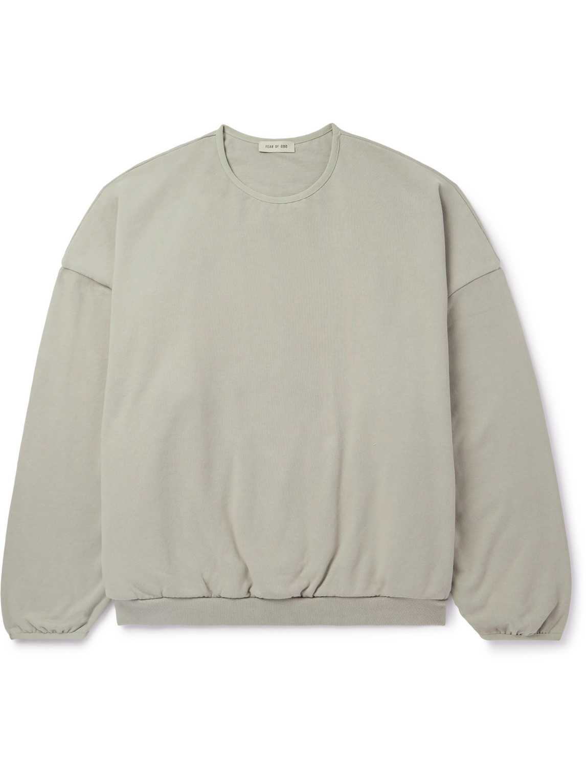 Fear Of God Cotton-jersey Sweatshirt In Brown