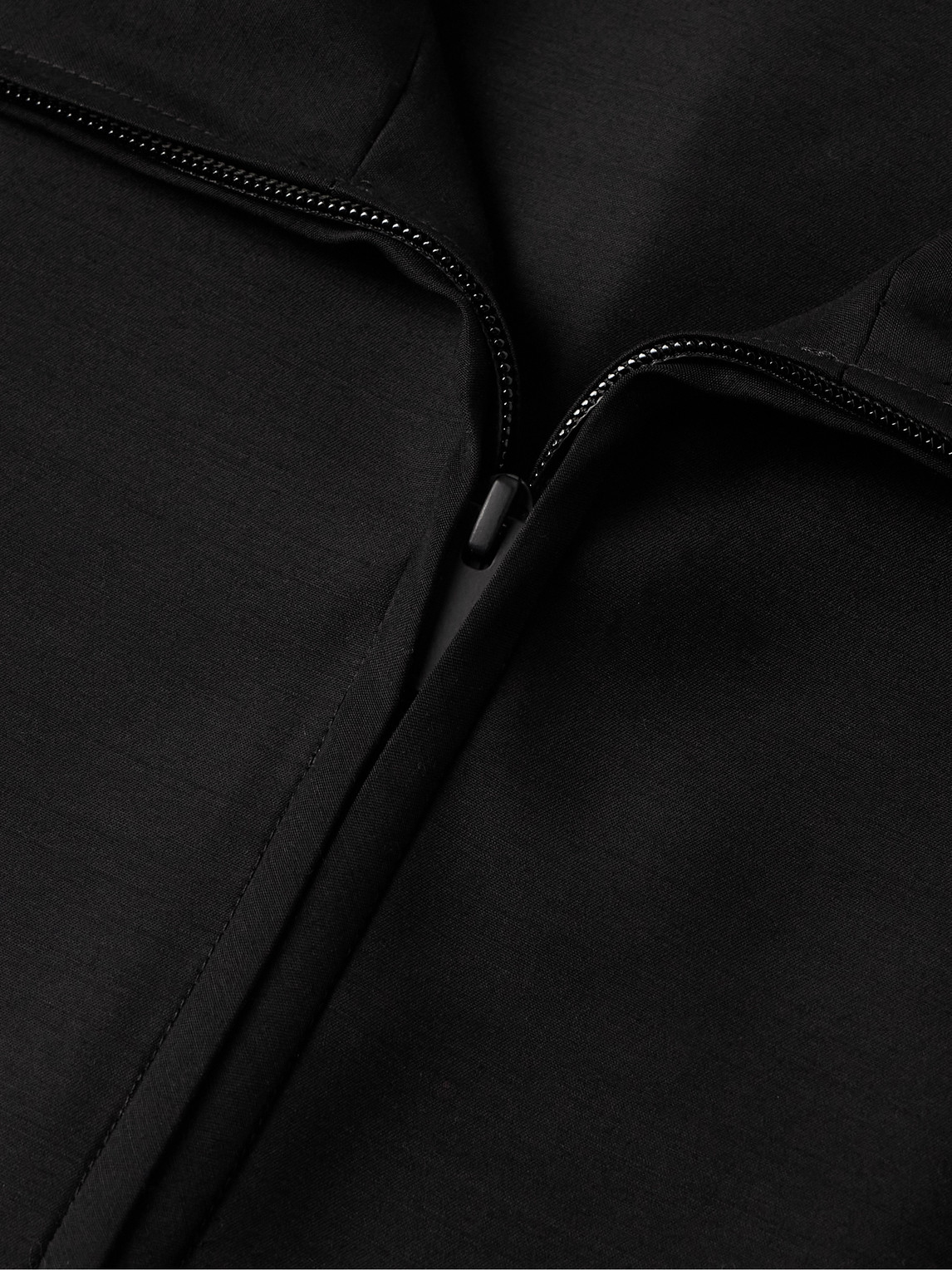 Shop Fear Of God Virgin Wool And Silk-blend Jacket In Black