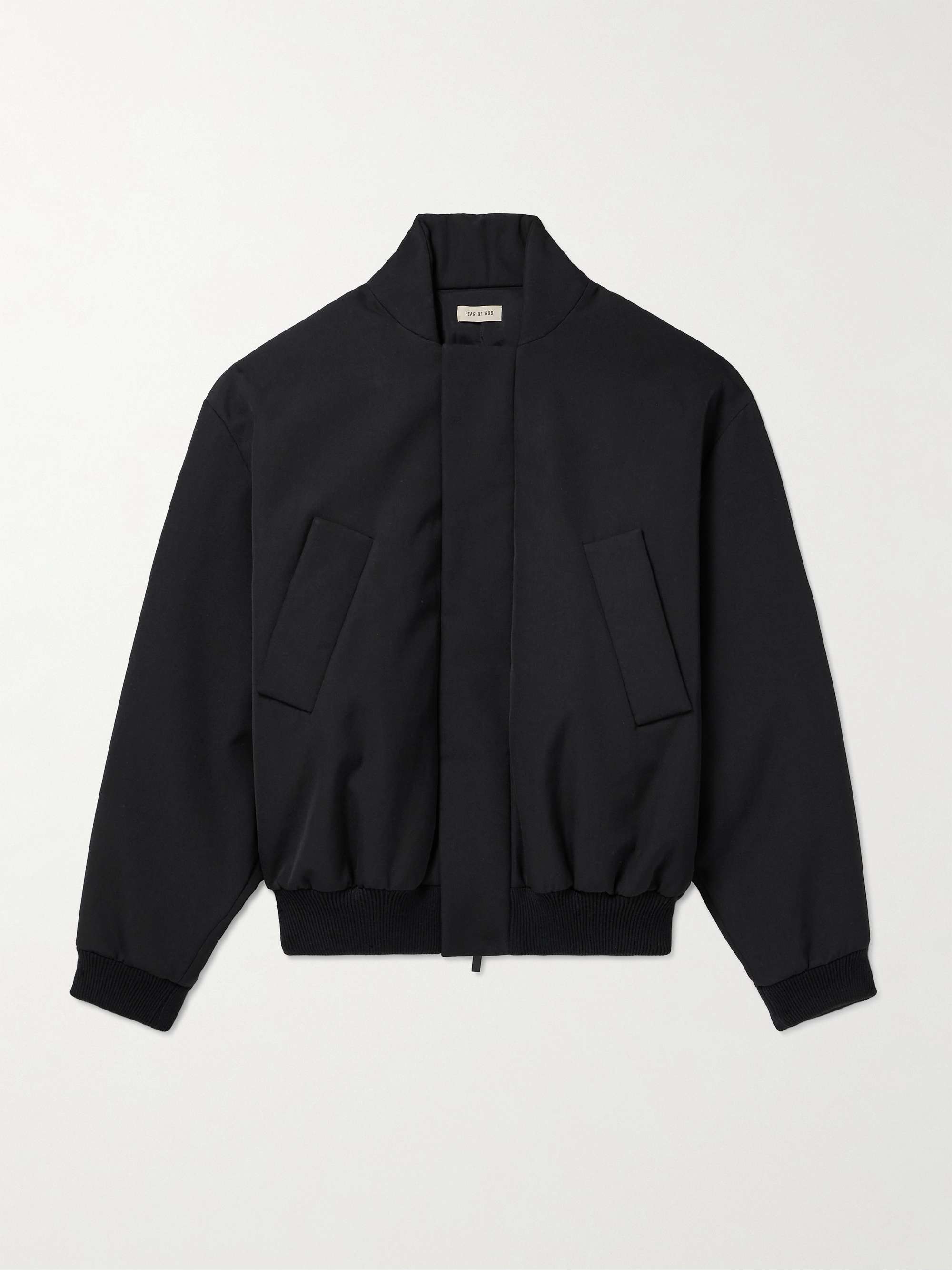 FEAR OF GOD Padded Virgin Wool and Cotton-Blend Twill Bomber Jacket for ...