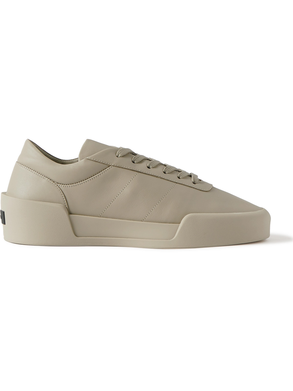 Fear Of God Aerobic Low Leather Sneakers In Brown