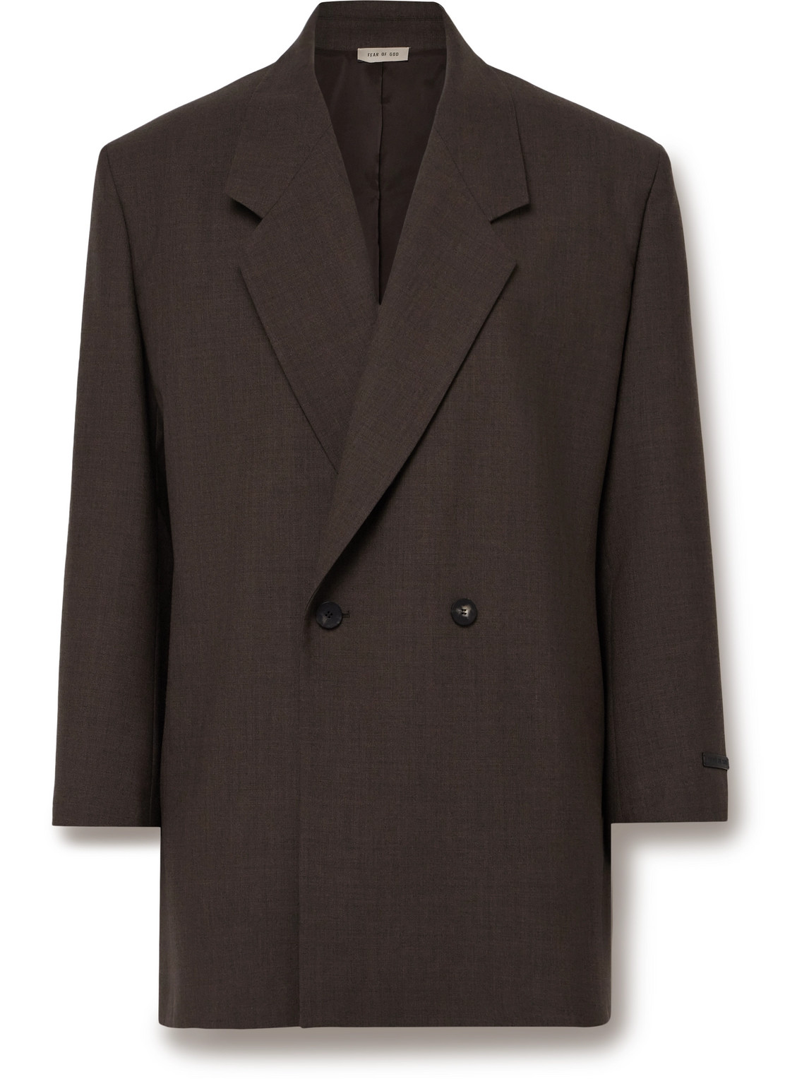 Eternal California Oversized Double-Breasted Wool Blazer