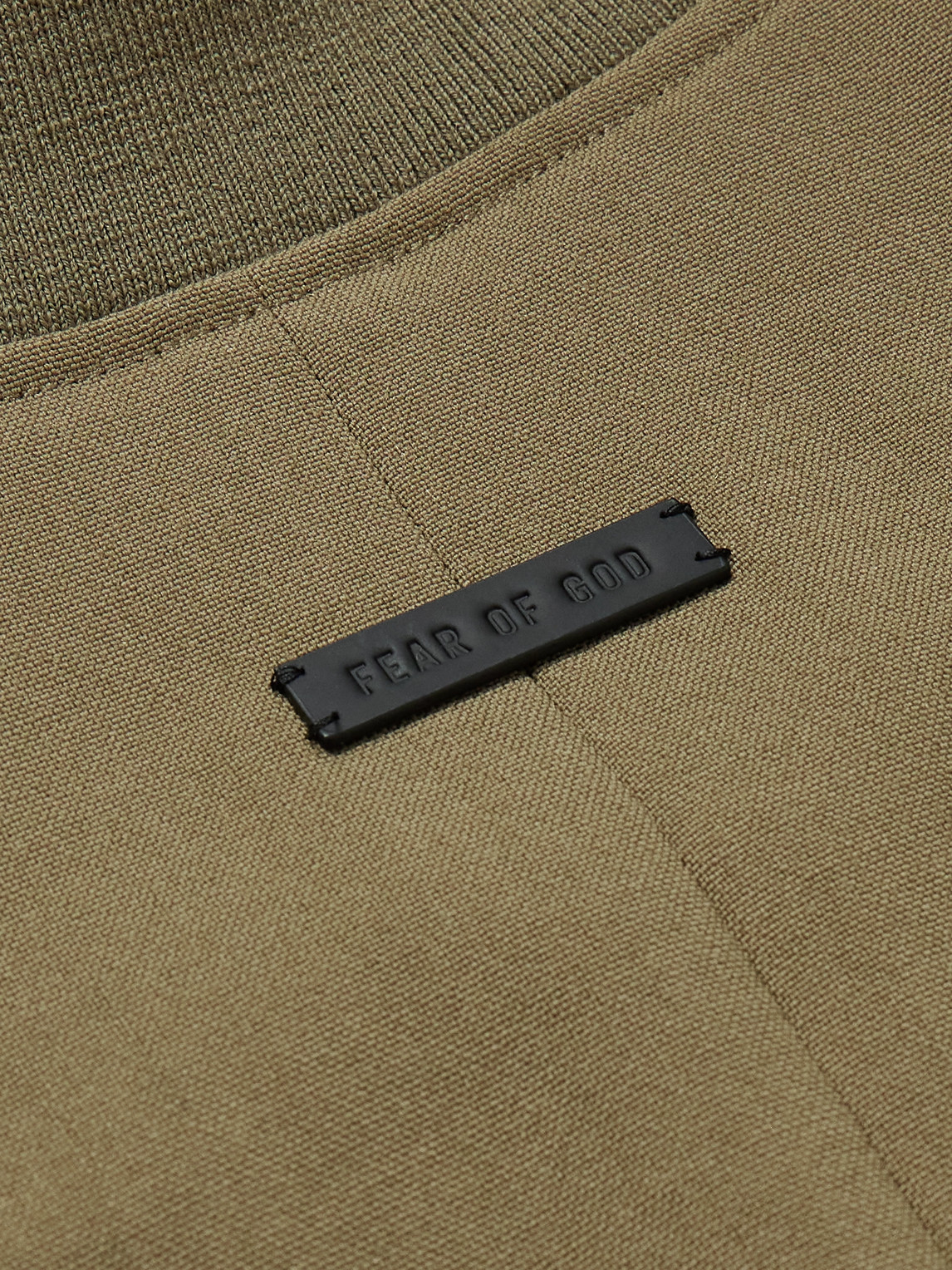 Shop Fear Of God Virgin Wool Bomber Jacket In Brown