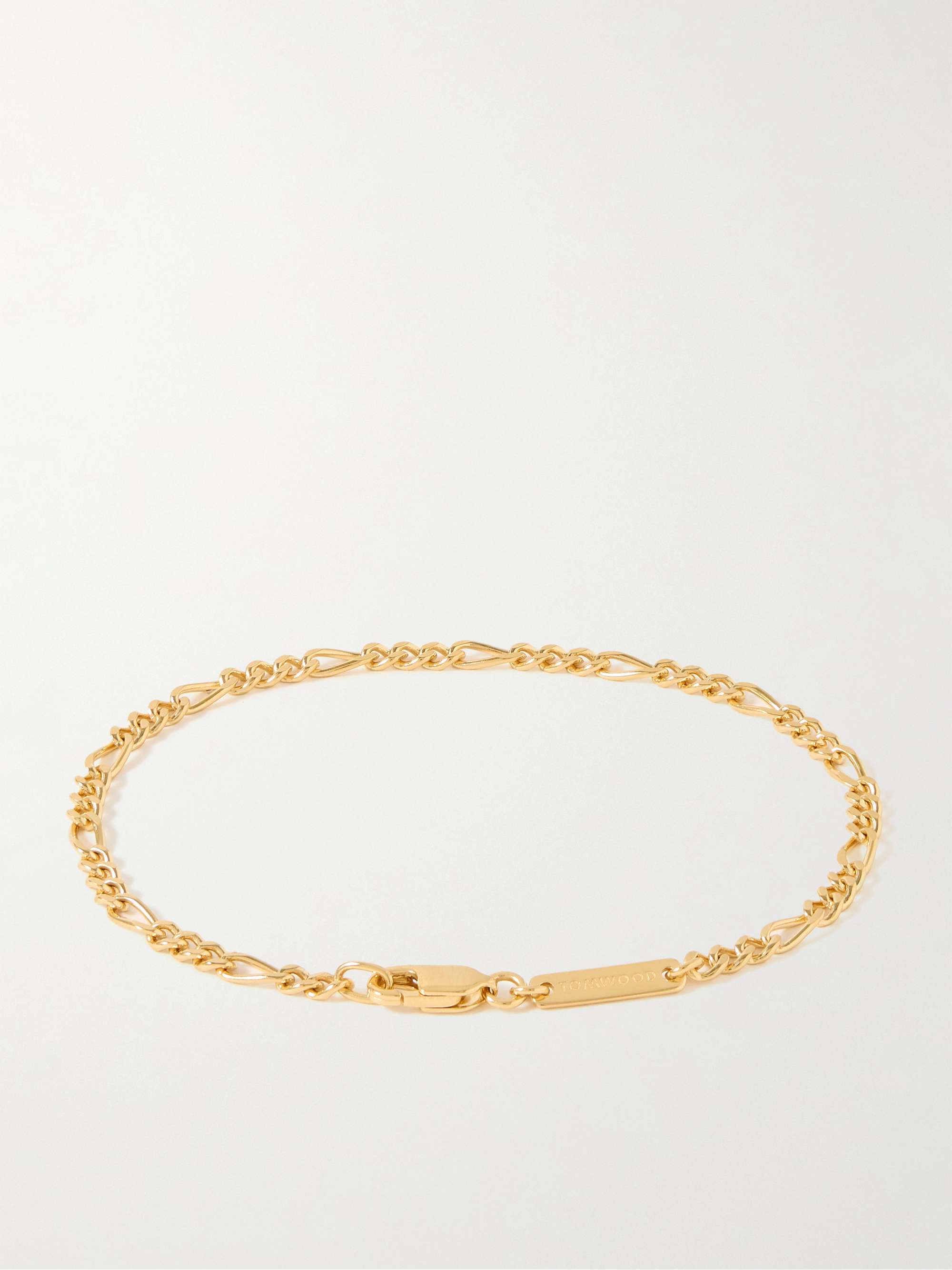 TOM WOOD Bo Slim Recycled Gold-Plated Chain Bracelet for Men | MR PORTER
