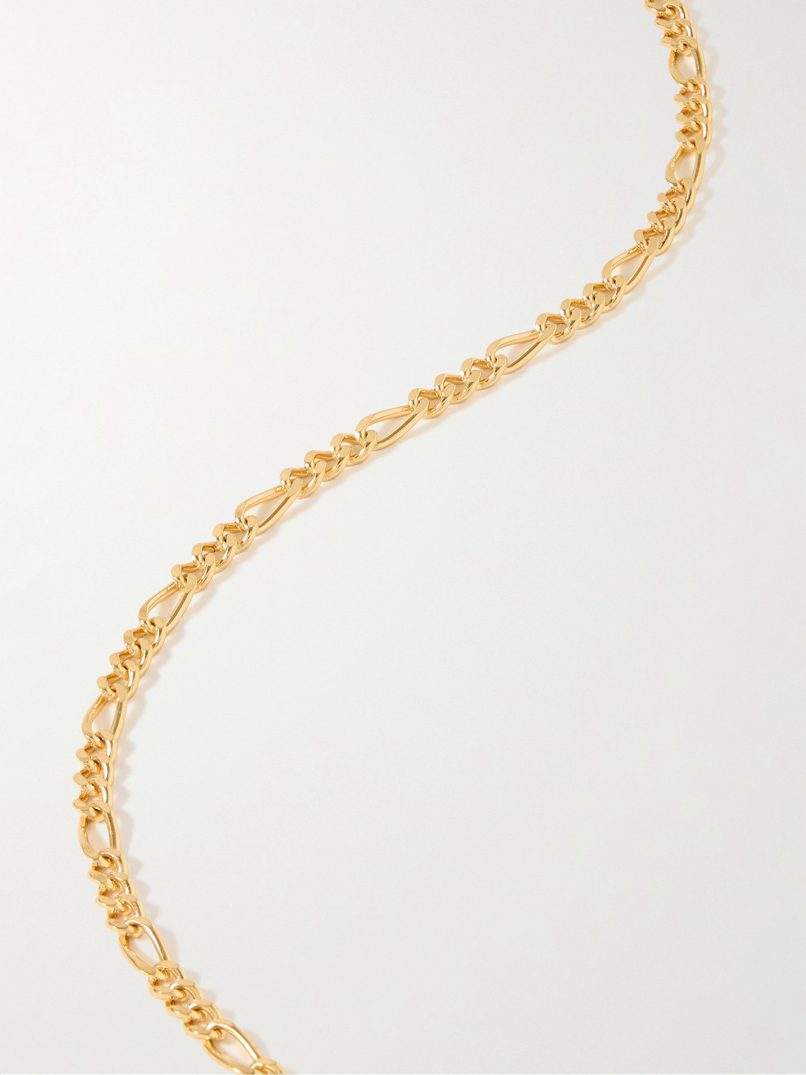 Shop Tom Wood Bo Slim Recycled Gold-plated Chain Bracelet