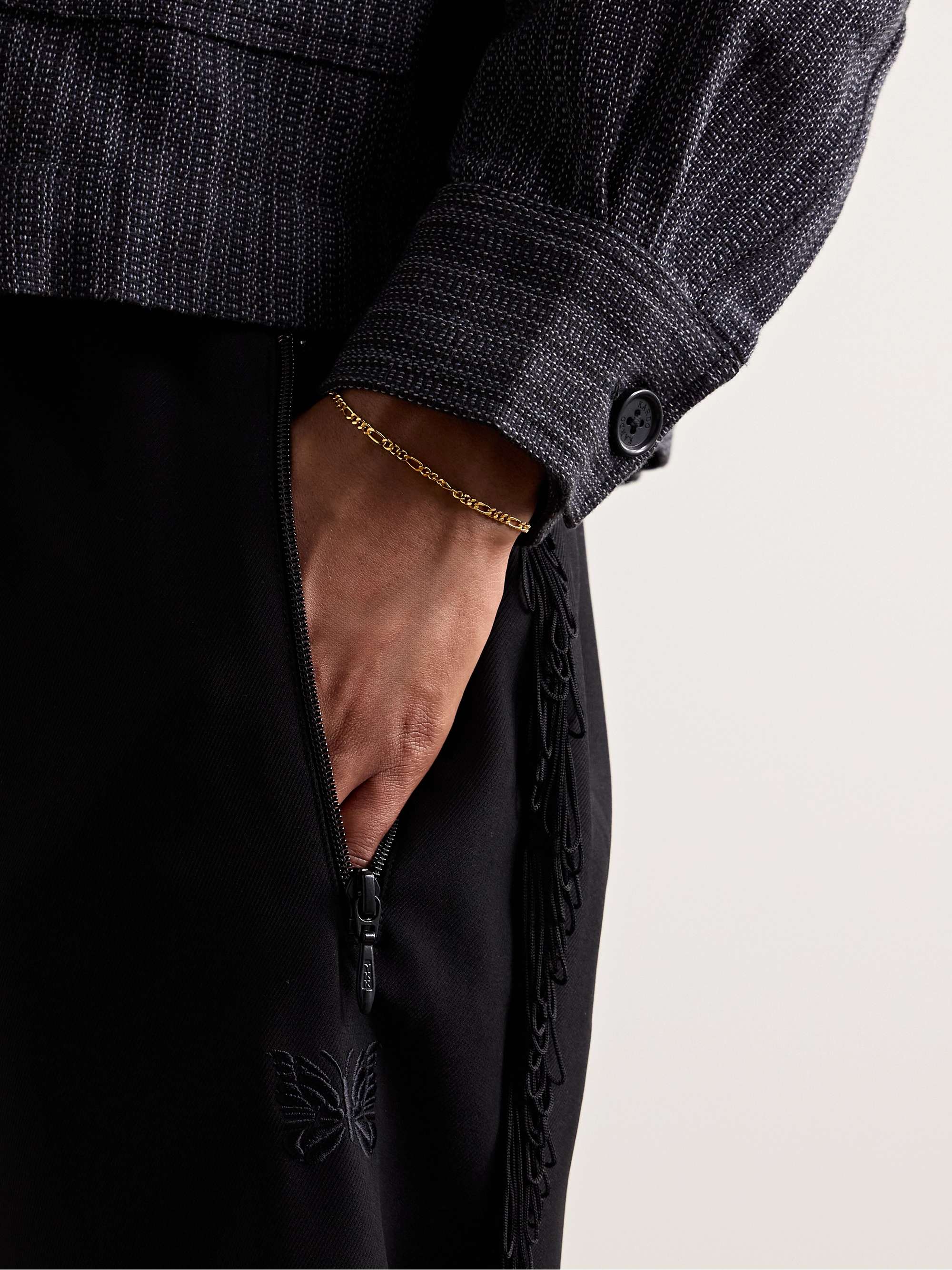 TOM WOOD Bo Slim Recycled Gold-Plated Chain Bracelet for Men | MR PORTER