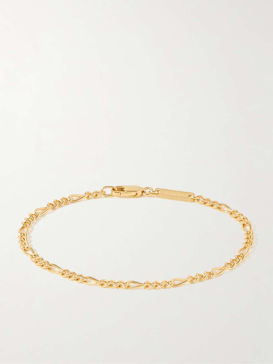 TOM WOOD Bo Slim Recycled Gold-Plated Chain Bracelet for Men | MR PORTER