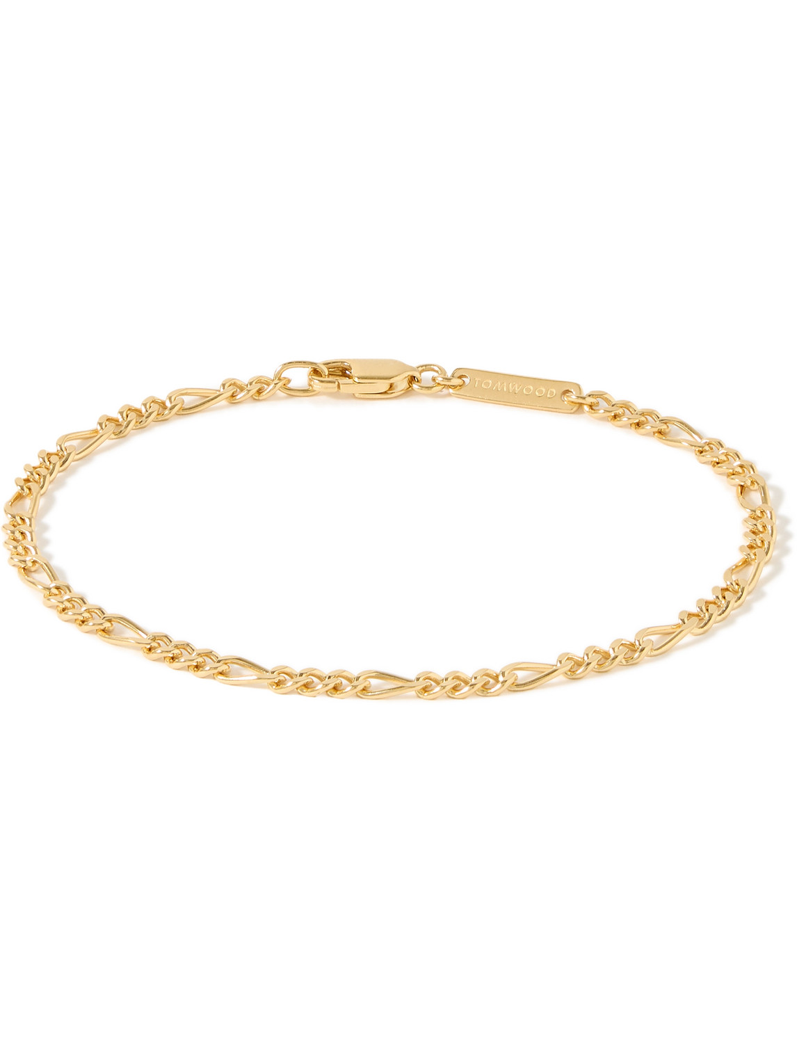 Tom Wood Bo Slim Recycled Gold-plated Chain Bracelet
