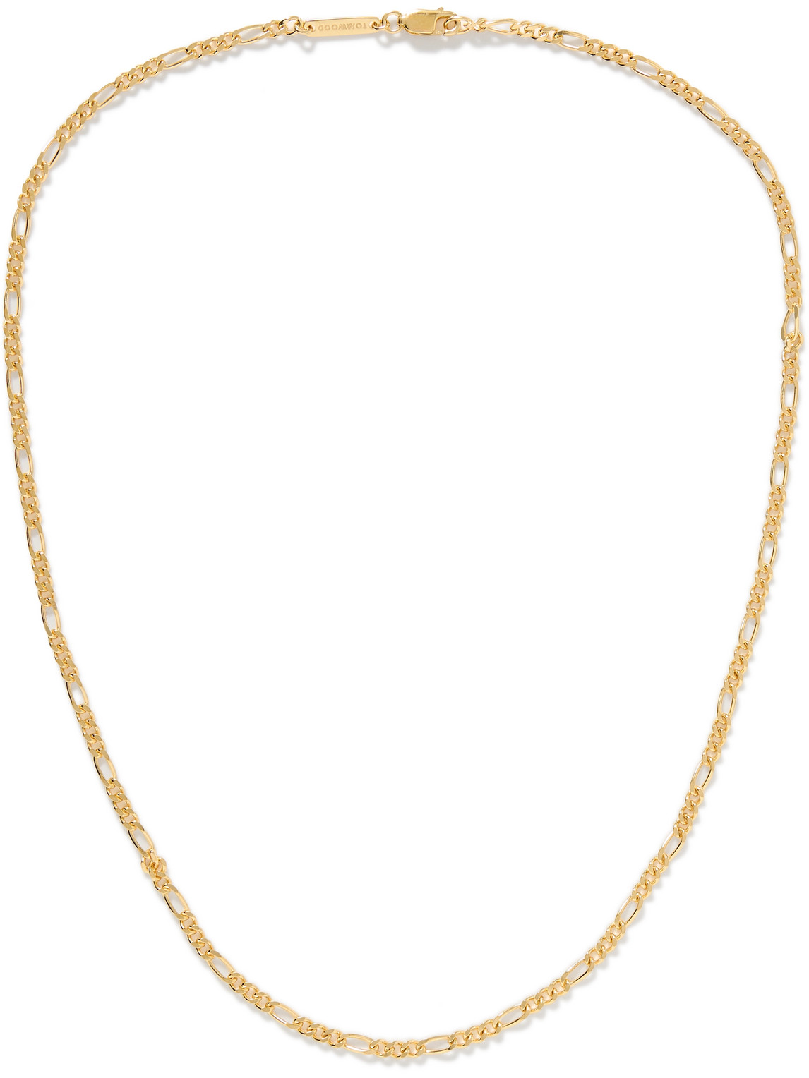 Tom Wood Bo Slim Recycled Gold-plated Chain Necklace