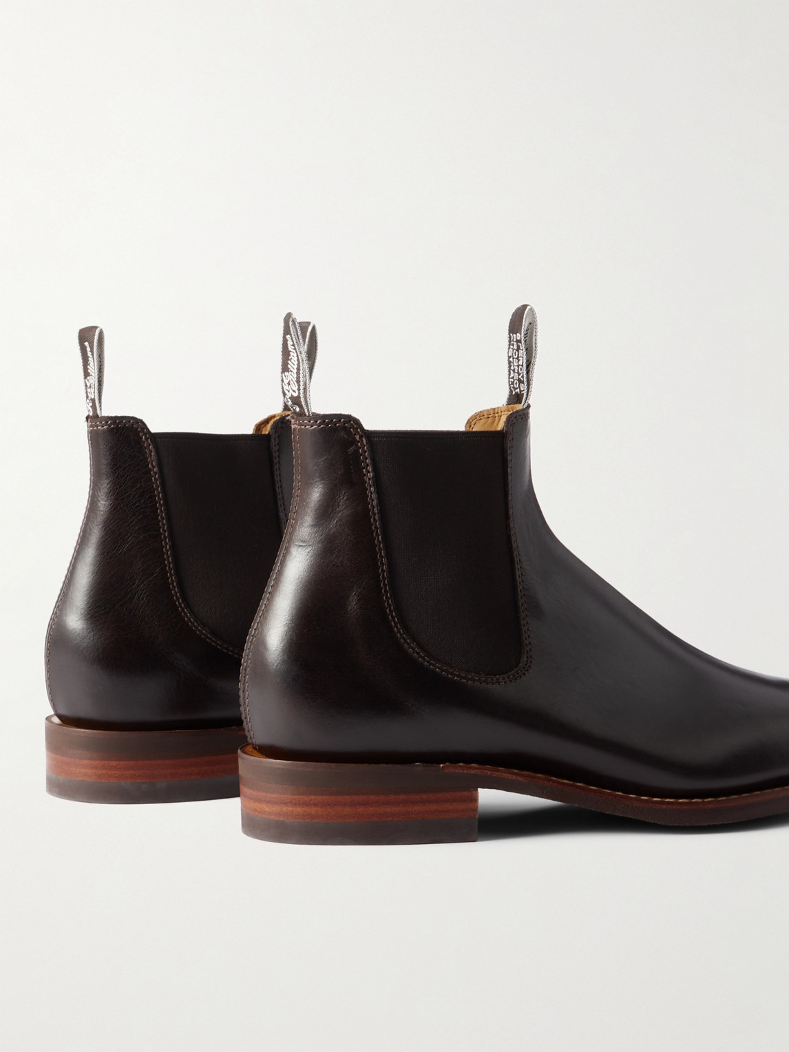 Shop R.m.williams Leather Chelsea Boots In Brown