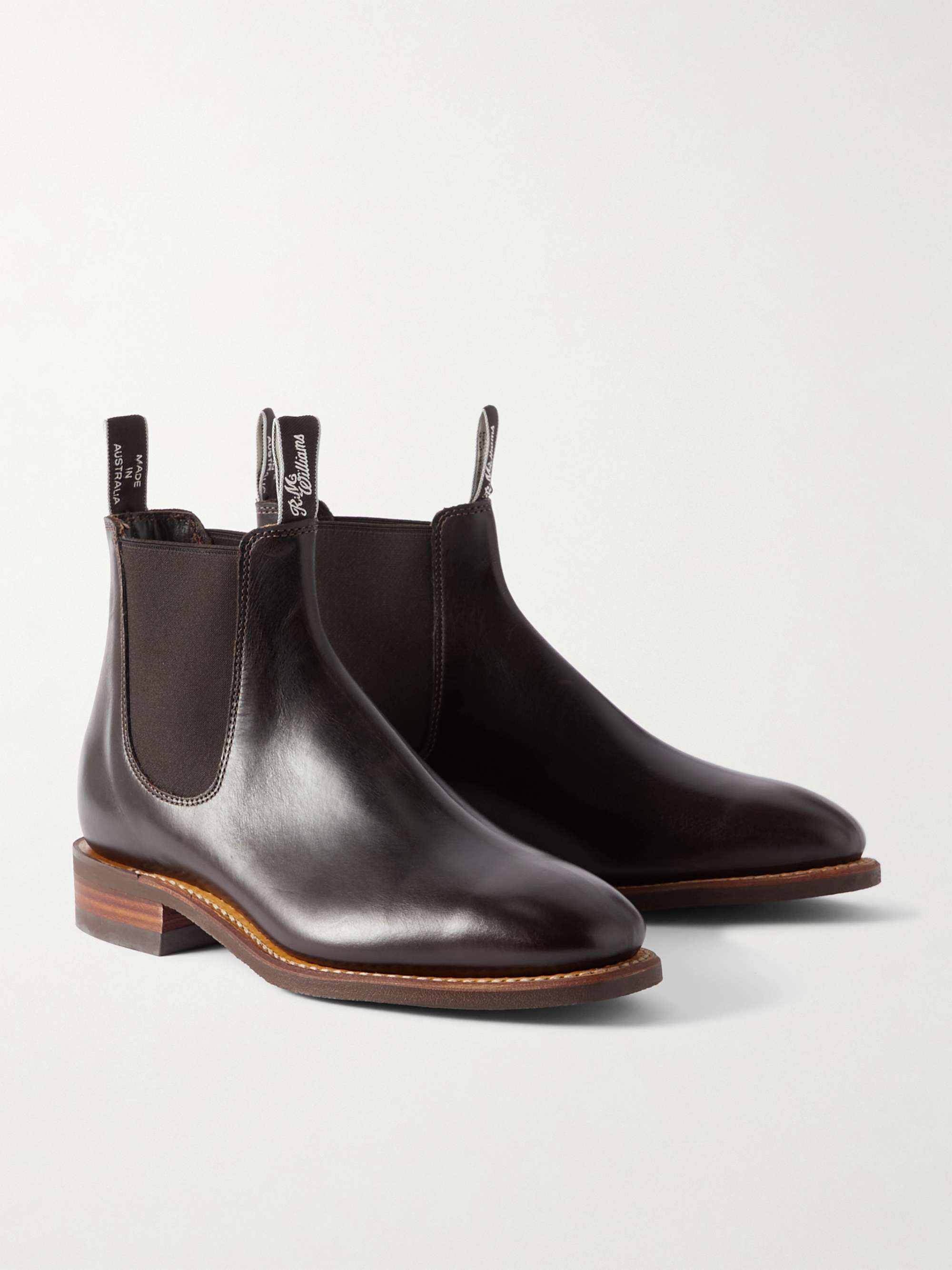 R.M.WILLIAMS Leather Chelsea Boots for Men | MR PORTER