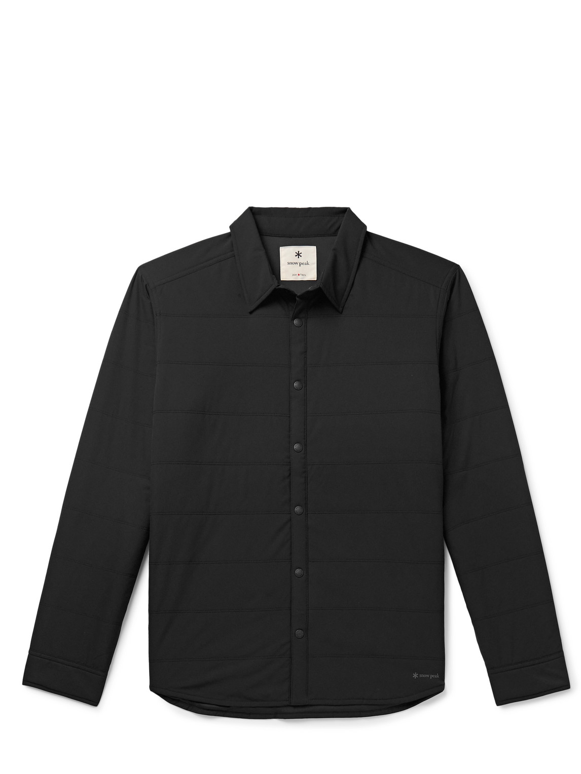 Snow Peak Quilted Primeflex® Shell Shirt Jacket In Black