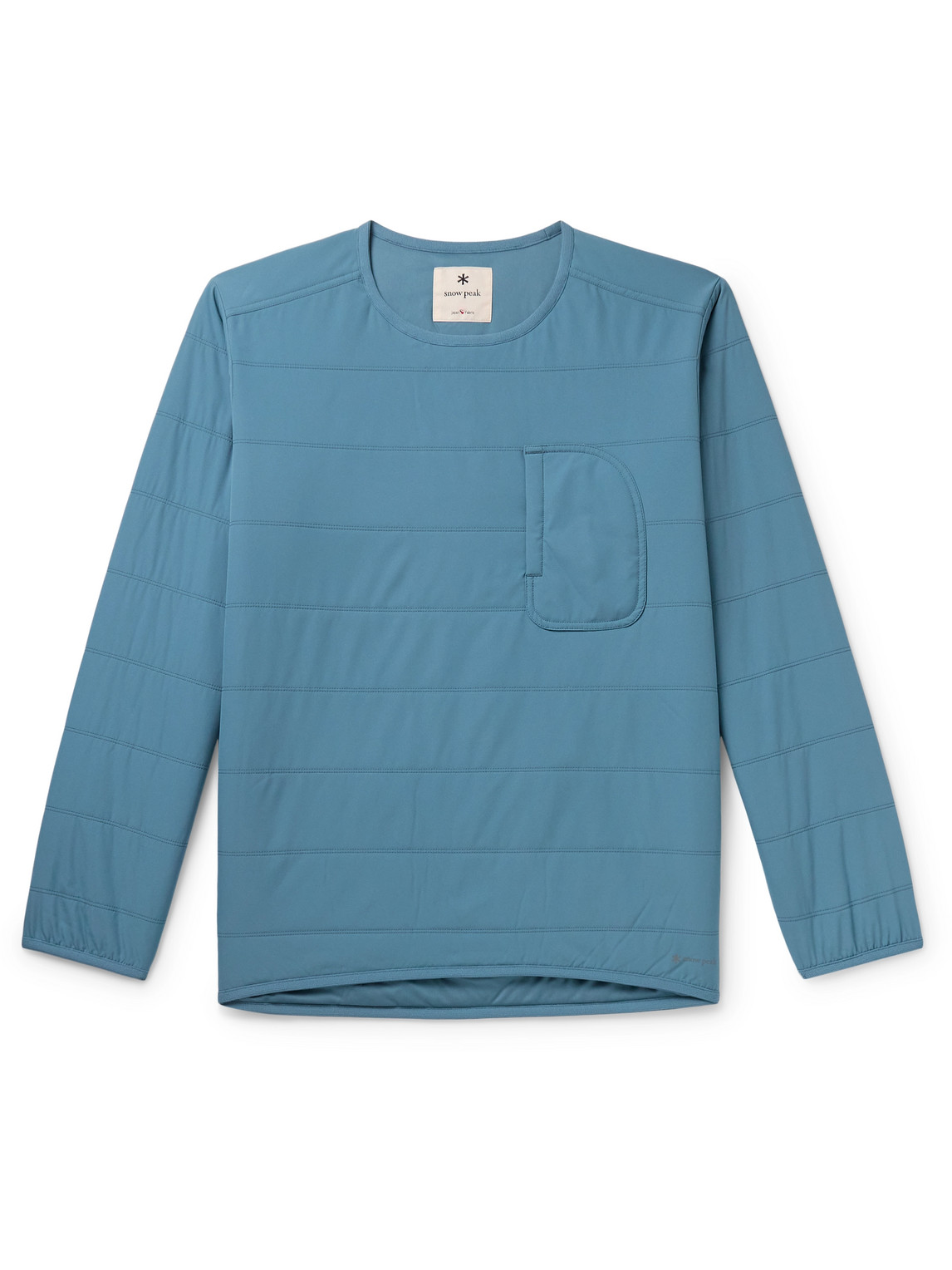 Snow Peak Quilted Primeflex® Shell Sweatshirt In Blue