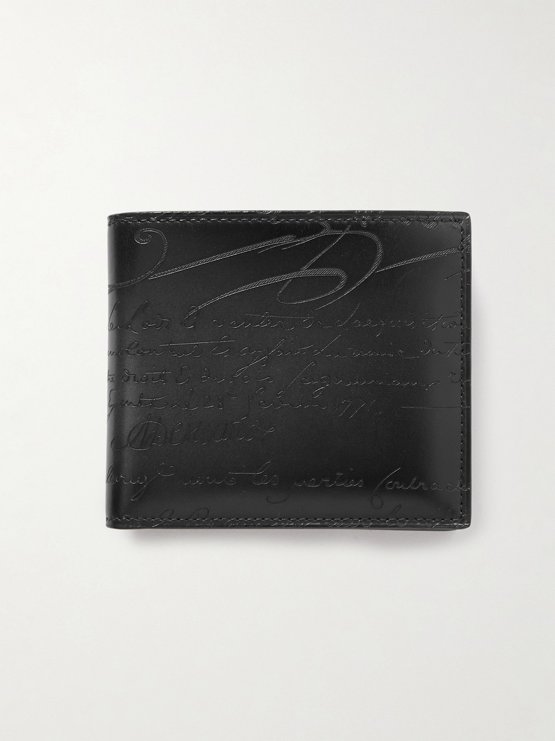 Berluti Makore Scritto Venezia Leather Billfold Wallet - Men