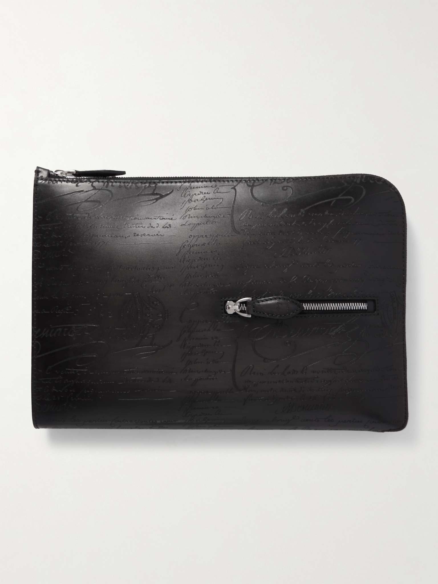 Portefeuille Pochette Berluti Nino MM - Marron - Neuf Avec étiquettes