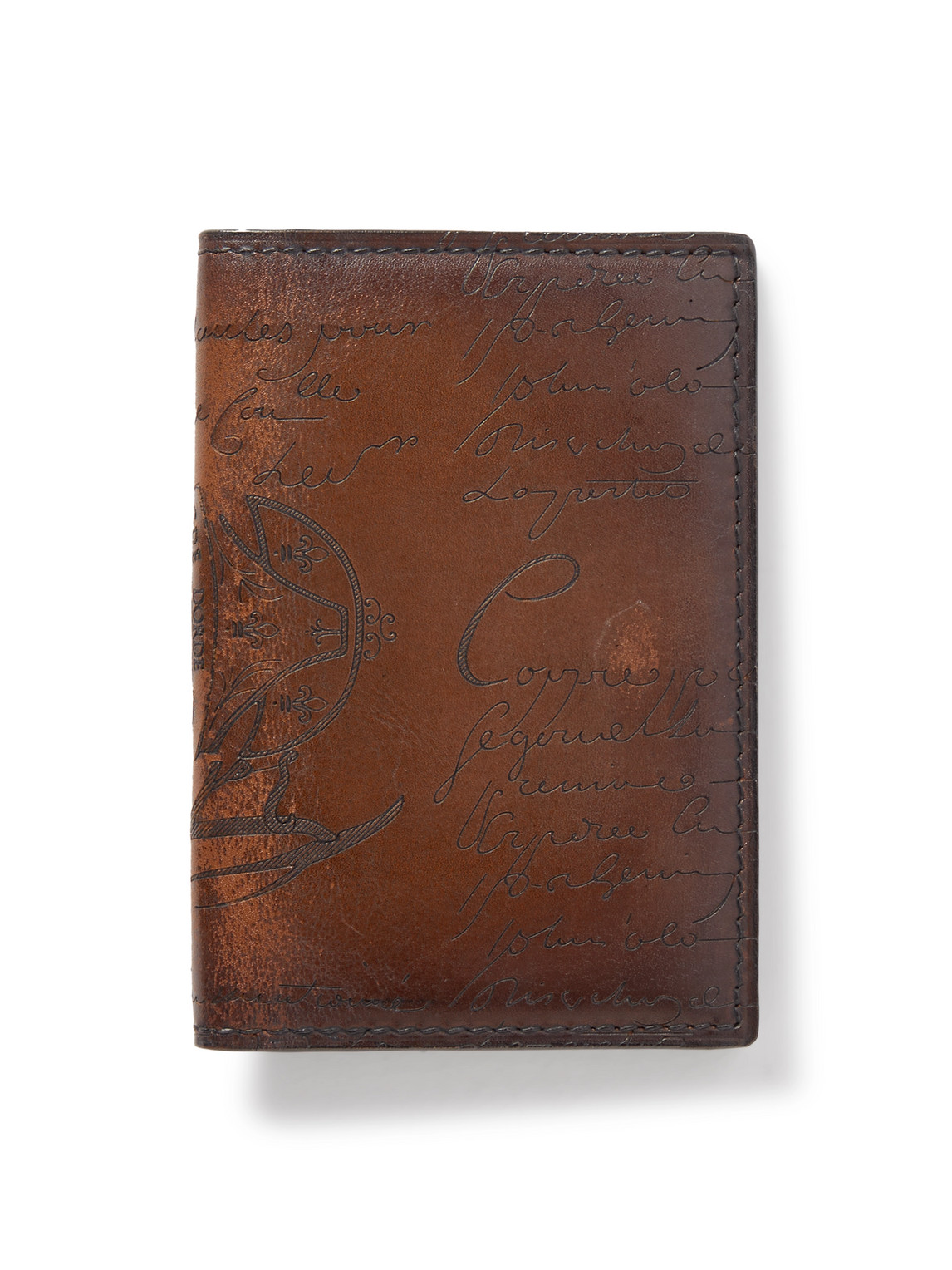 Jagua Neo Scritto Venezia Leather Bifold Cardholder
