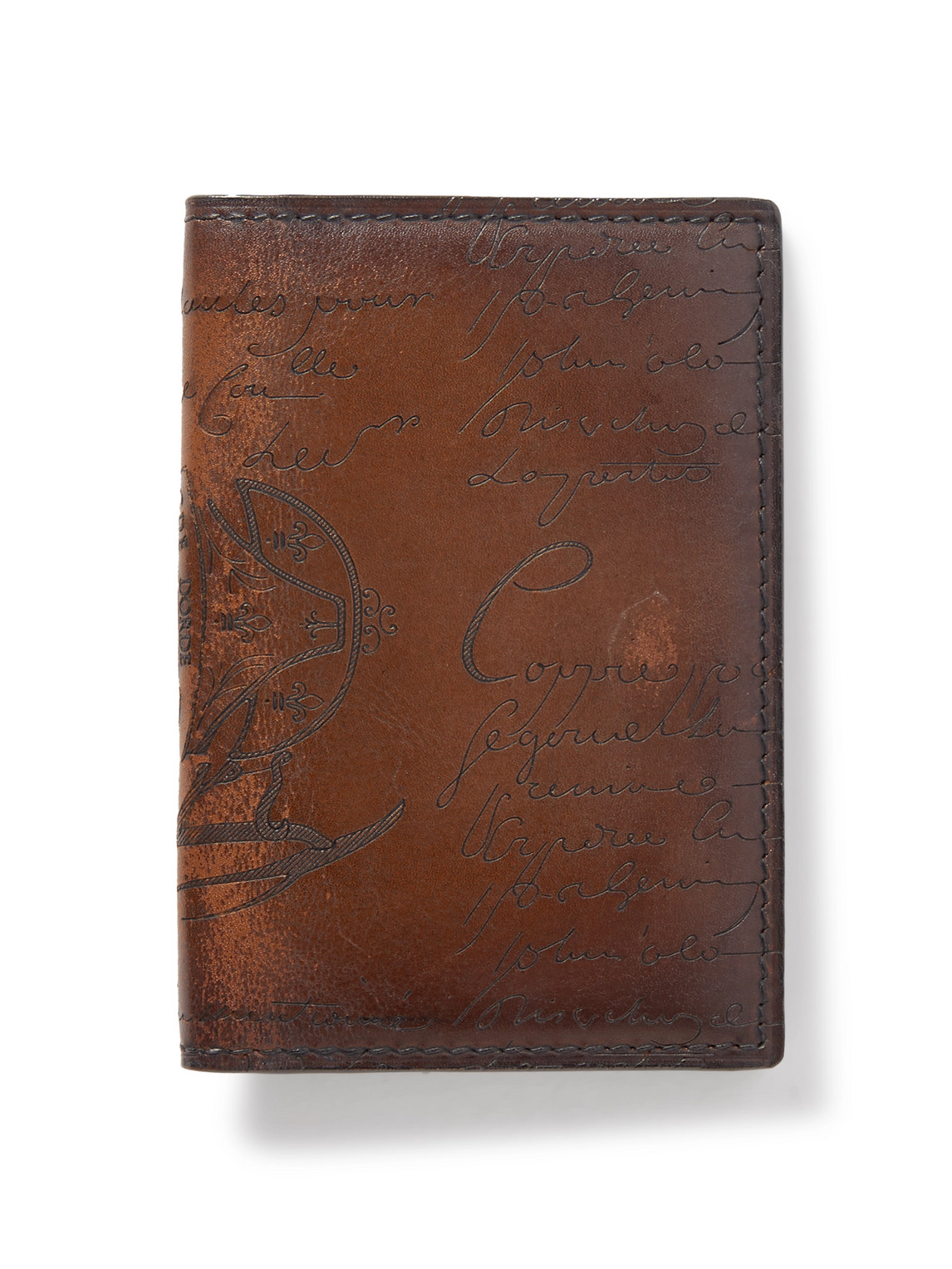 Jagua Neo Scritto Venezia Leather Bifold Cardholder