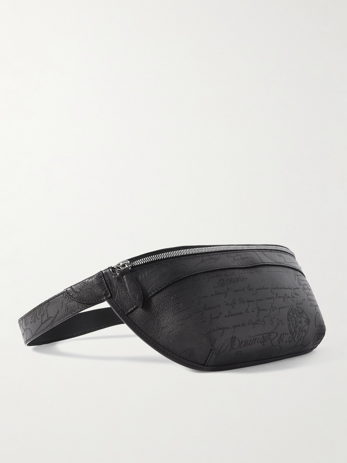 Berluti Rider Scritto Venezia Softy Full-Grain Leather Belt Bag - Men