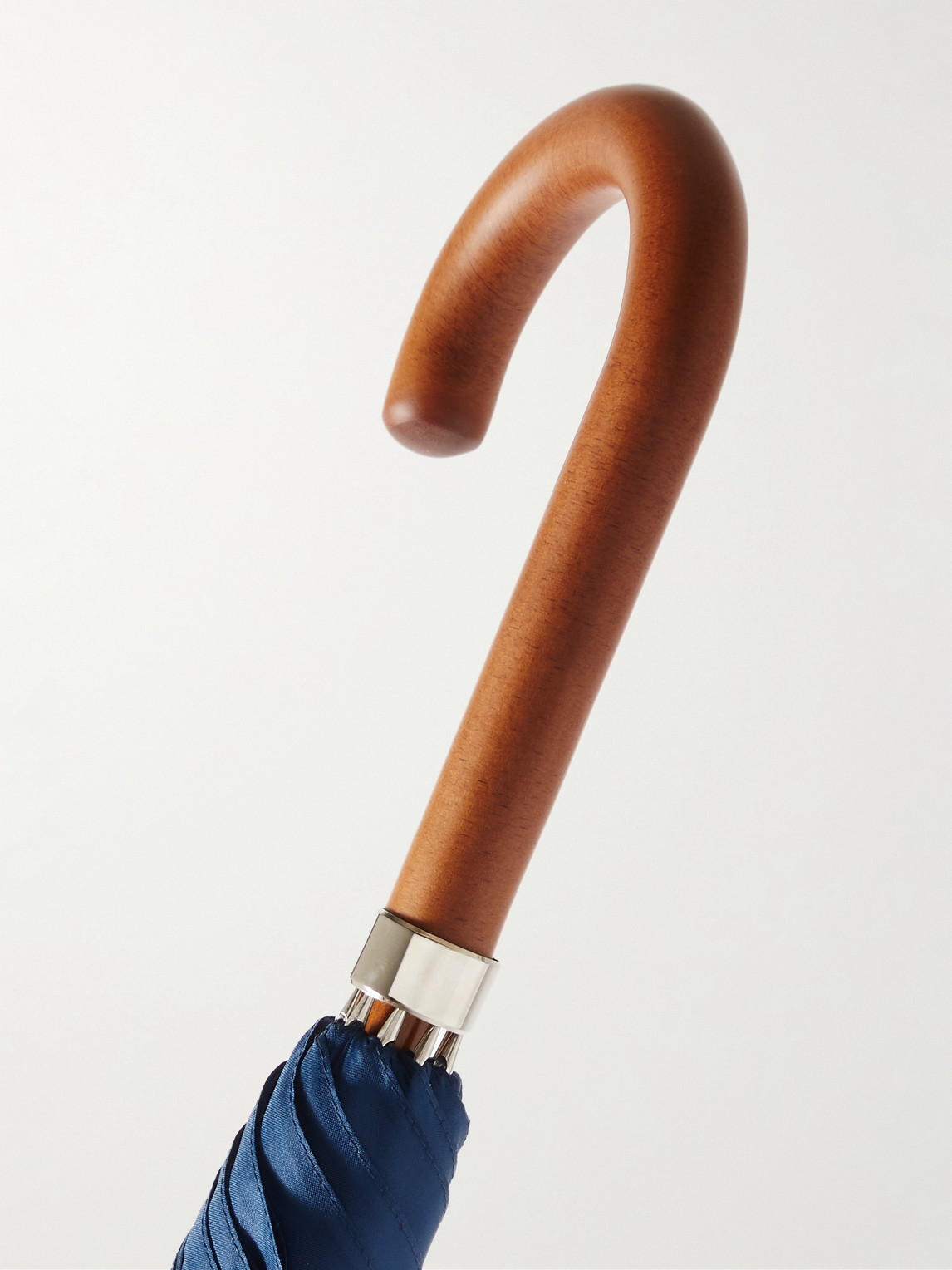 Shop Kingsman London Undercover Argylle Wood-handle Umbrella In Blue