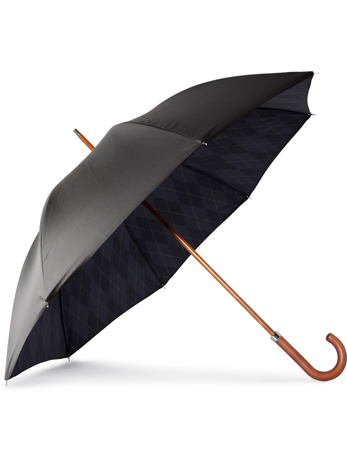 KINGSMAN LONDON UNDERCOVER ARGYLLE WOOD-HANDLE UMBRELLA