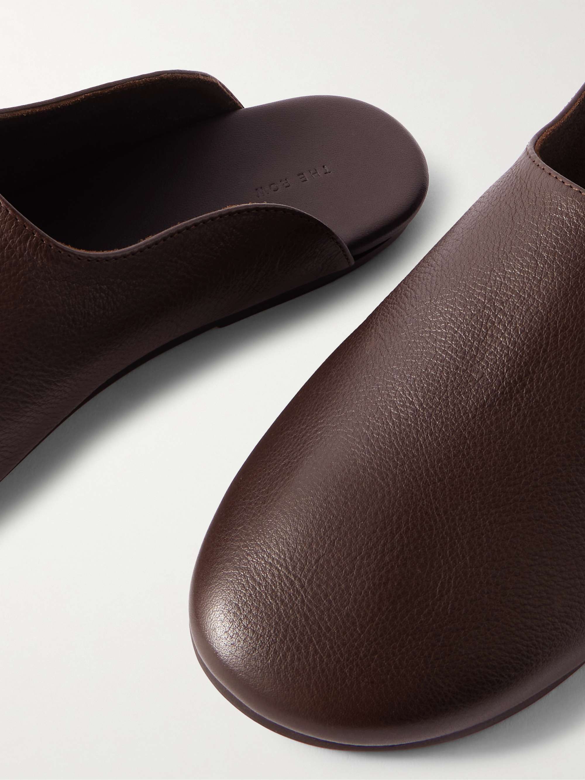 THE ROW Nicco Full Grain Leather Mules for Men MR PORTER
