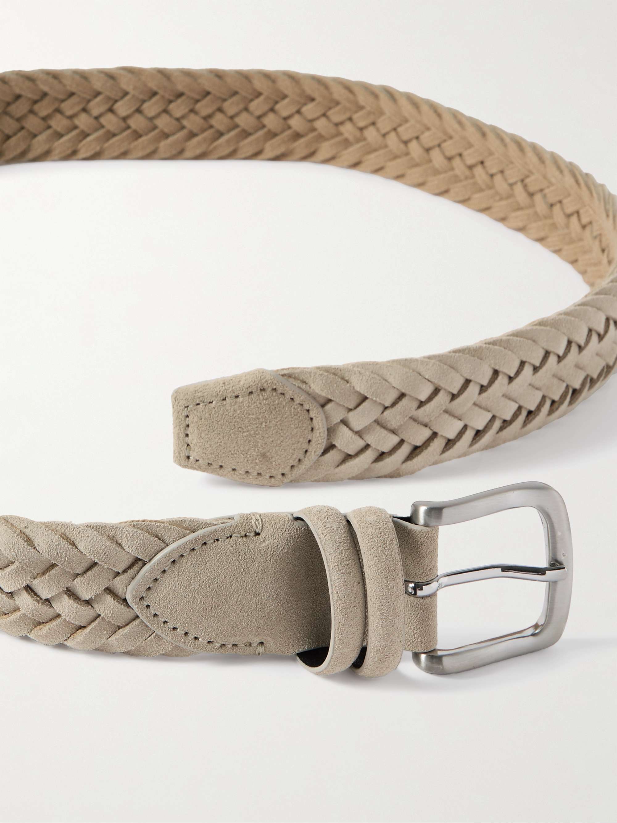 MR P. 3.5 Braided Suede Belt for Men | MR PORTER