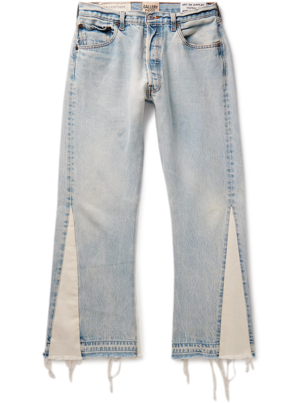 Gallery Dept. 90210 La Flare Distressed Patchwork Upcycled Flared