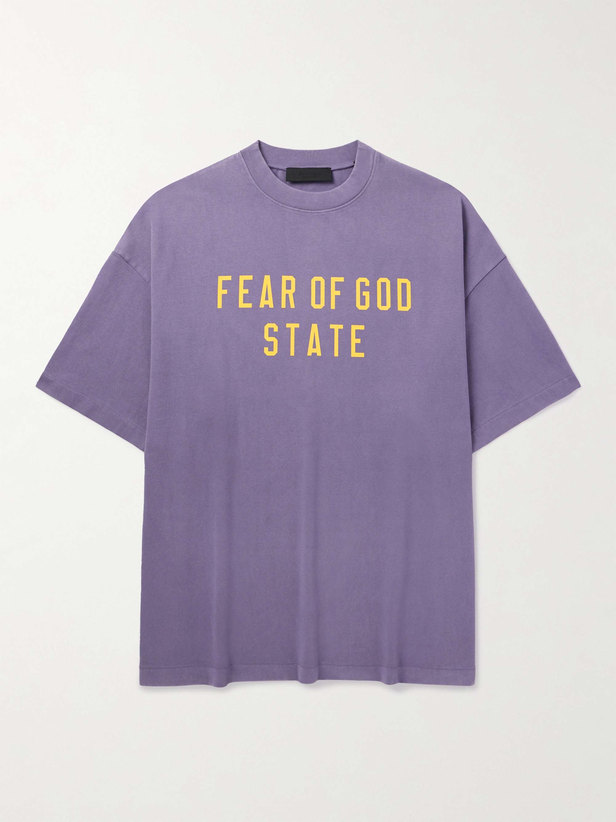 FEAR OF GOD ESSENTIALS Oversized Logo Print Cotton Jersey T Shirt for Men MR PORTER