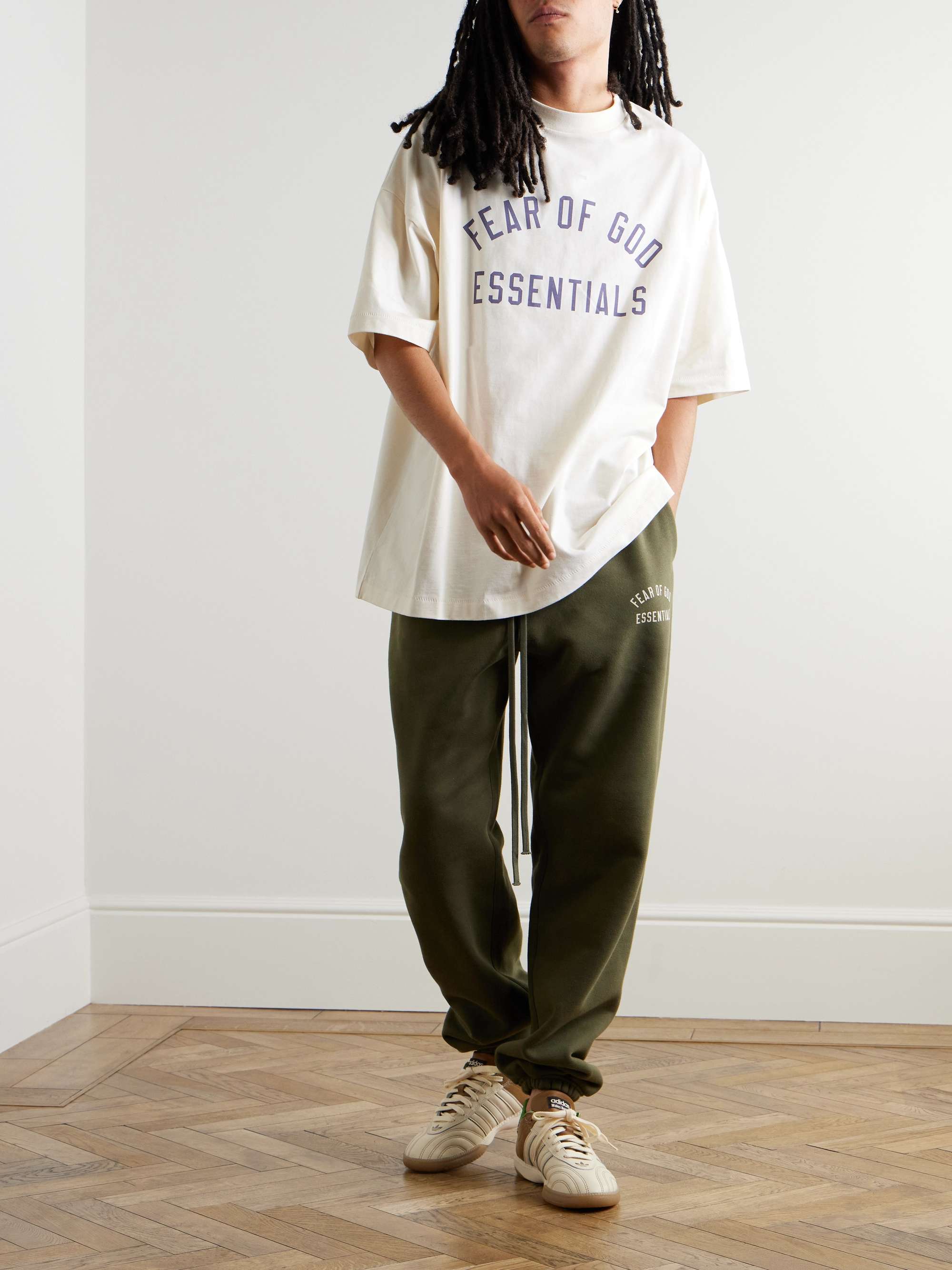SAINT MXXXXXX + Born X Raised Distressed Crystal-Embellished