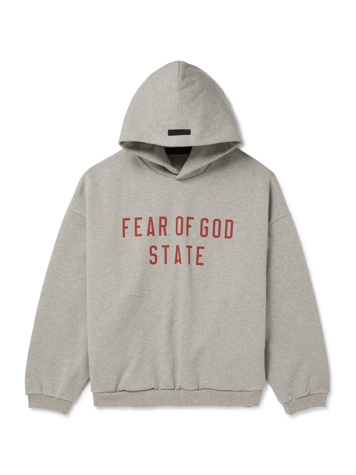 Oversized Logo-Print Cotton-Blend Jersey Hoodie