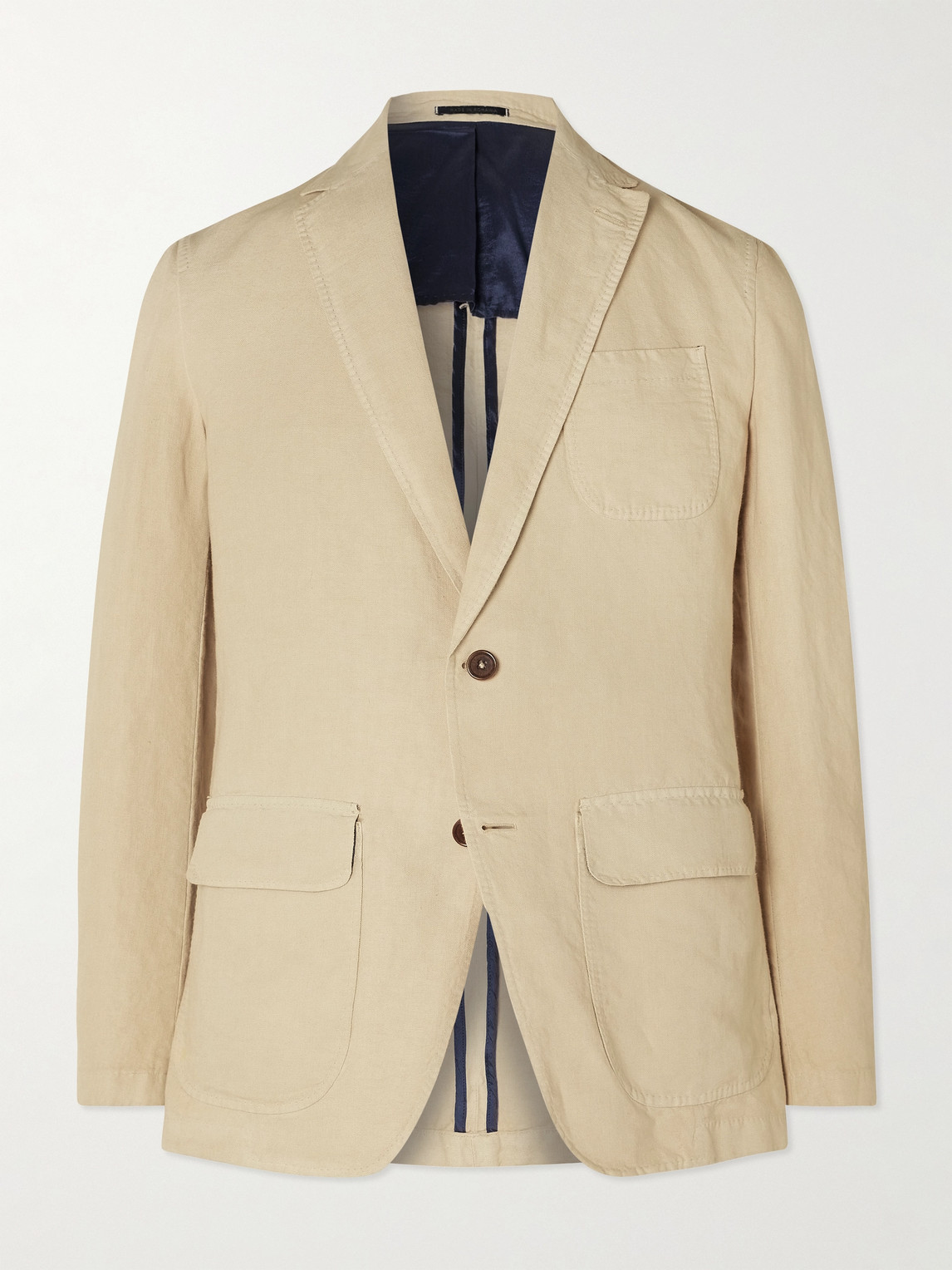 Sid Mashburn – Butcher Unstructured Hemp and Cotton-Blend Canvas Blazer