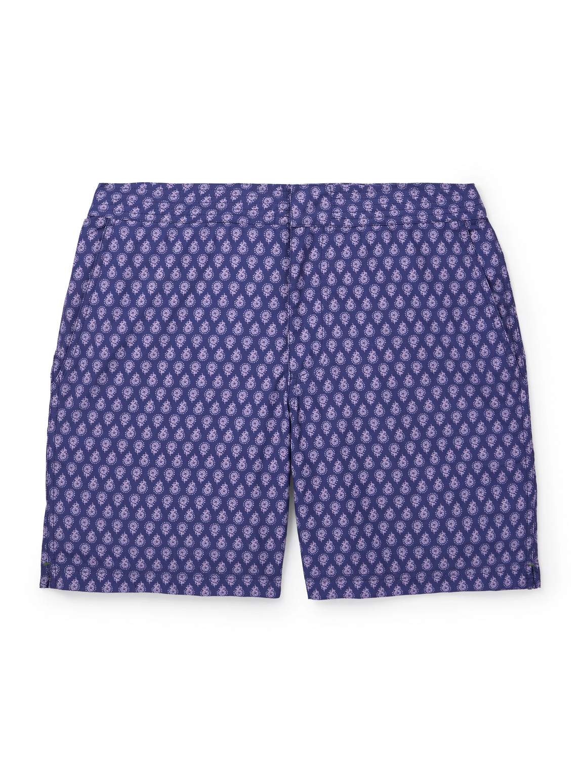 Sid Mashburn - Slim-Fit Mid-Length Printed Swim Shorts - Men - Blue - UK/US 38