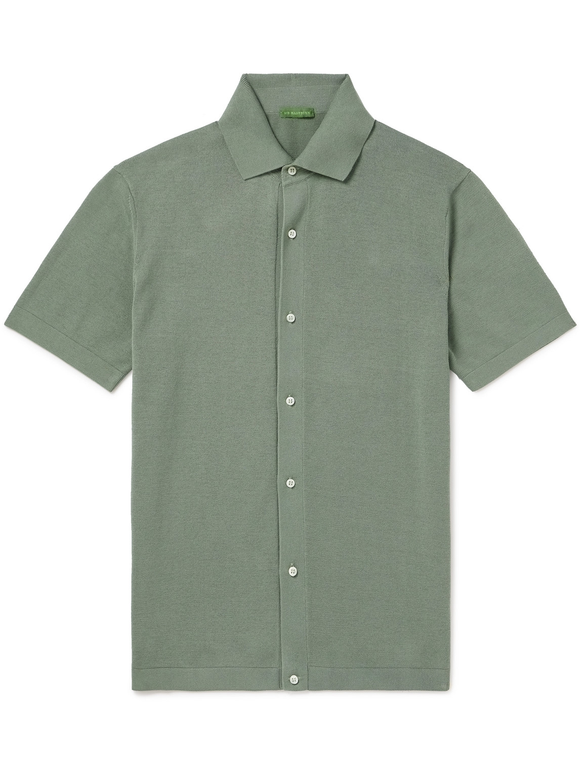 Sid Mashburn Cotton Shirt In Green
