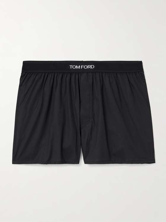 Tomford Stretch-Cotton Poplin Boxer Shorts